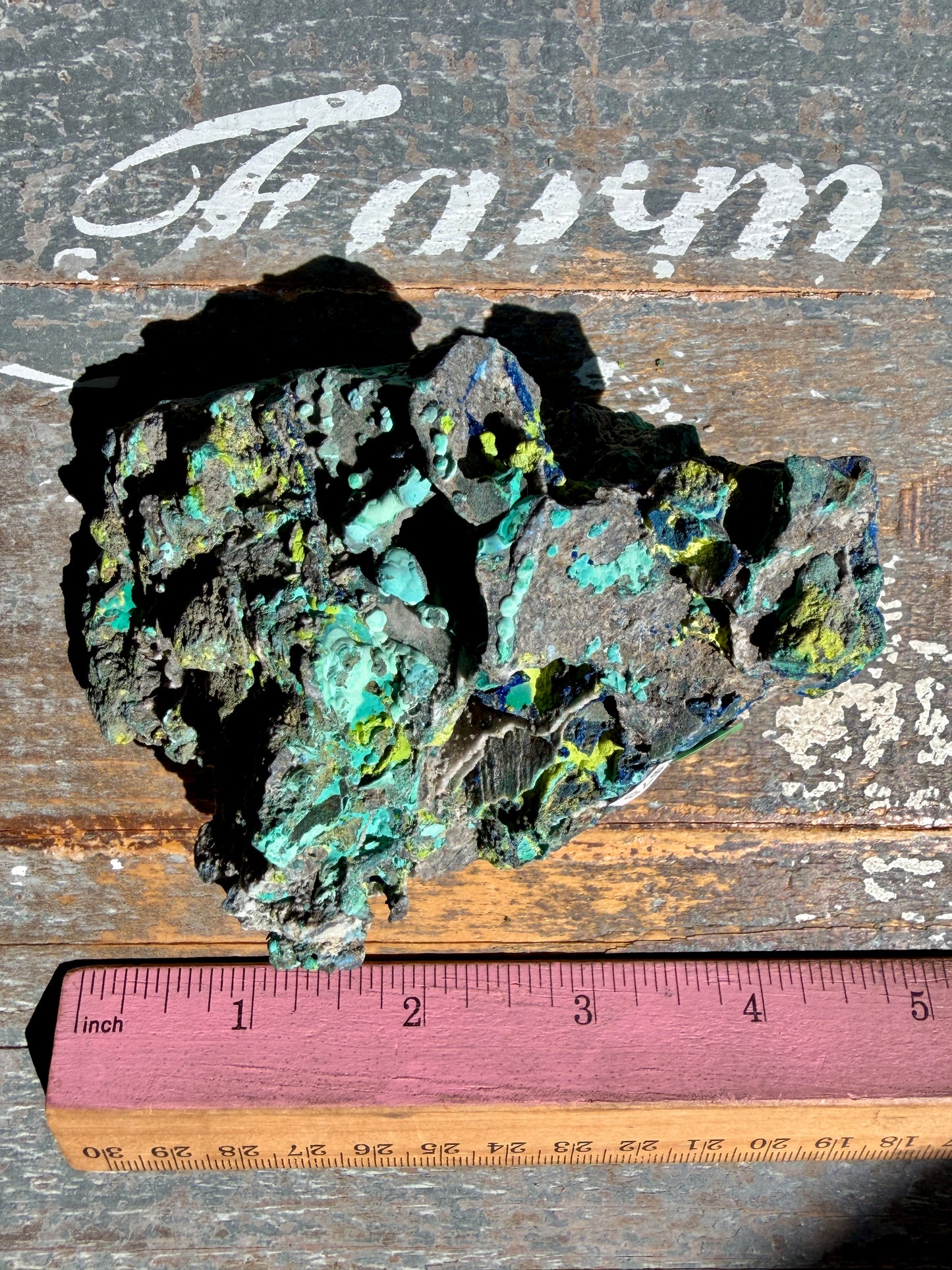 Gorgeous Malachite + Azurite on Matrix Specimen | Opt 23