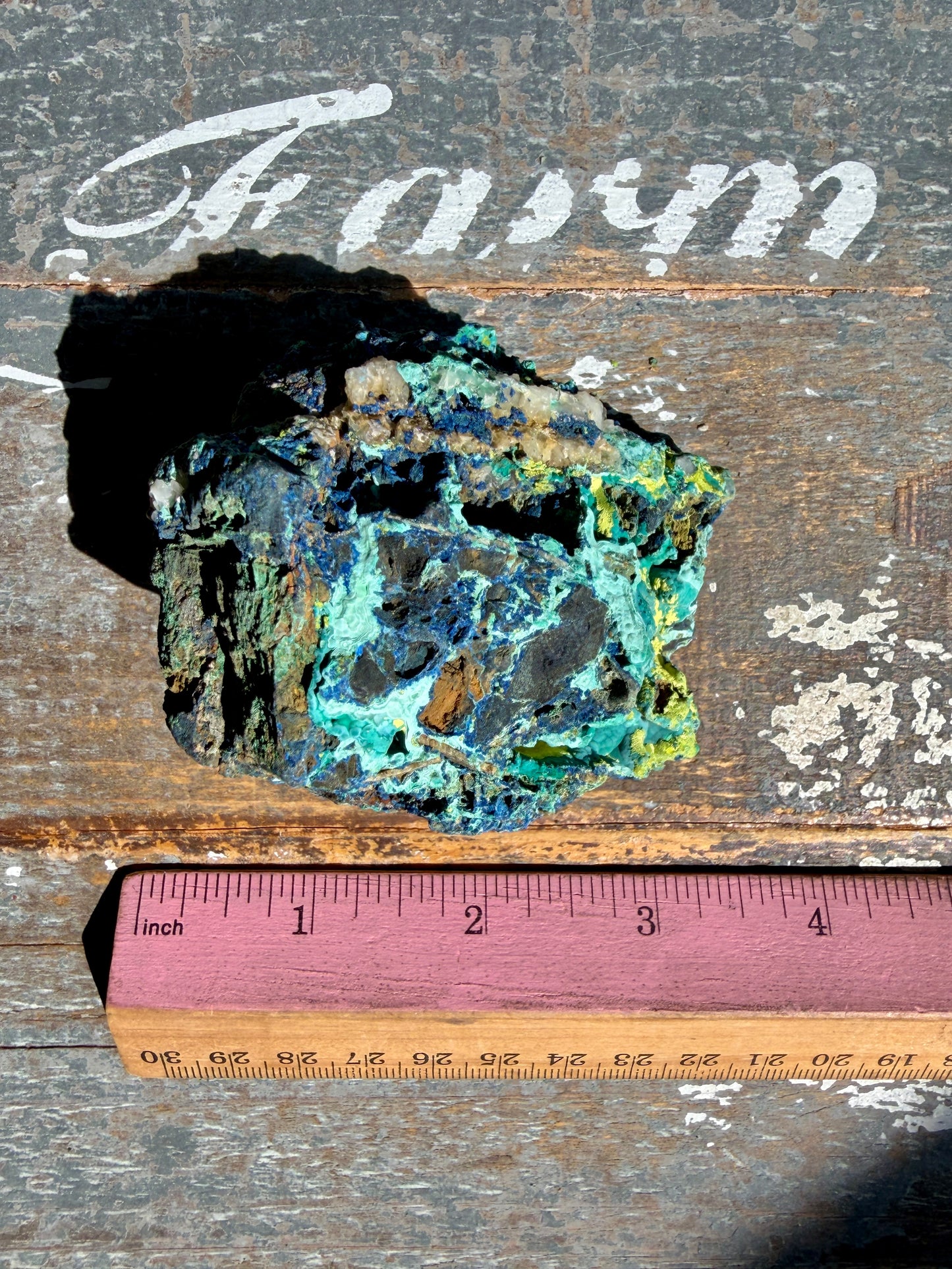 Gorgeous Malachite + Azurite on Matrix Specimen | Opt 19