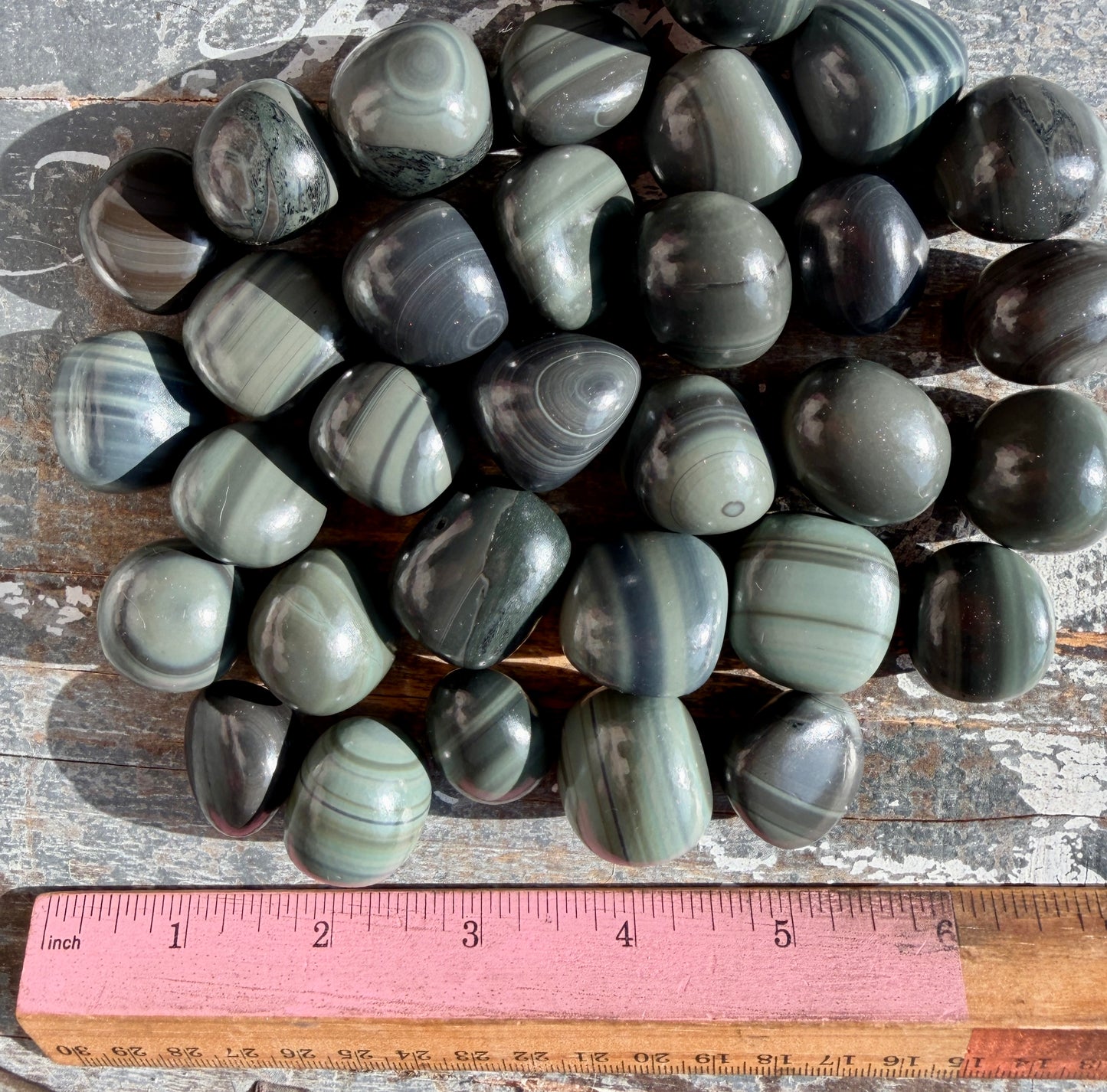 One (1) Gorgeous Platinum Obsidian Tumble | Intuitively Chosen | Mexico