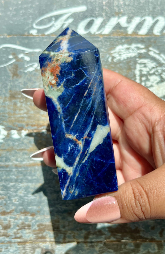 Gorgeous High Quality Sodalite Tower