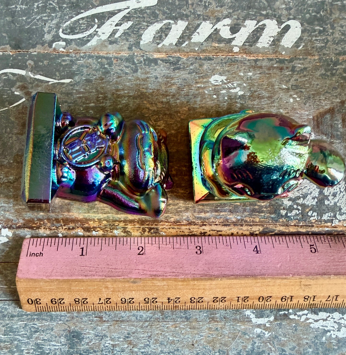 One (1) Titanium Aura Lucky Kitty