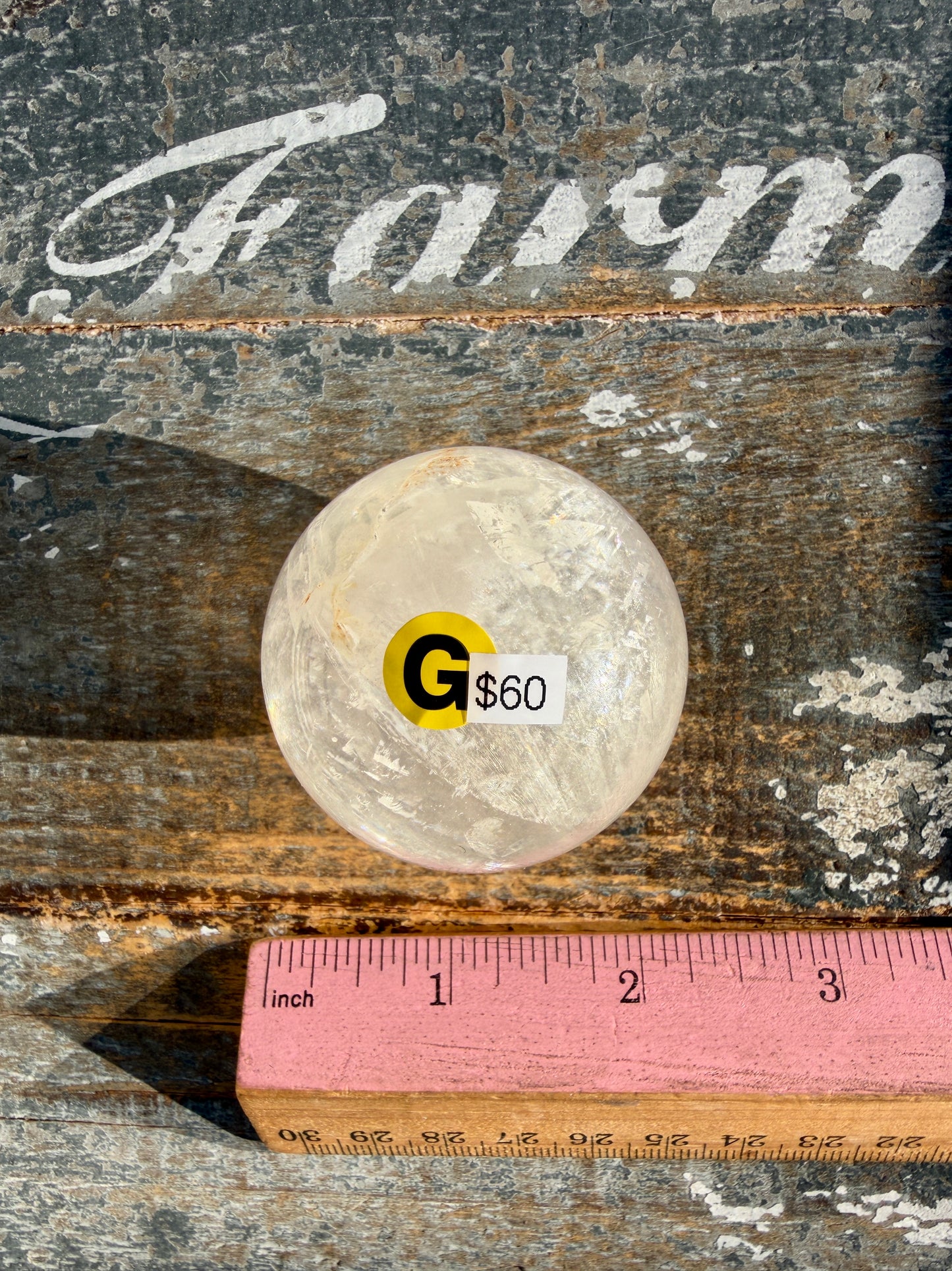 Gorgeous Optical Calcite Sphere | Opt G