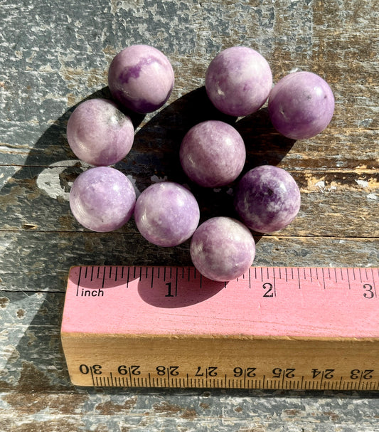 One (1) Adorable Mini Lepidolite Sphere, Intuitively Chosen!