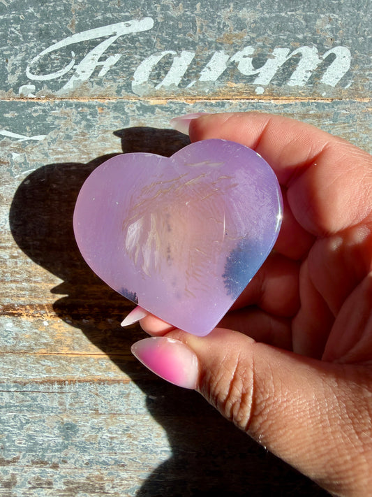 Druzy Agate Heart | Opt C