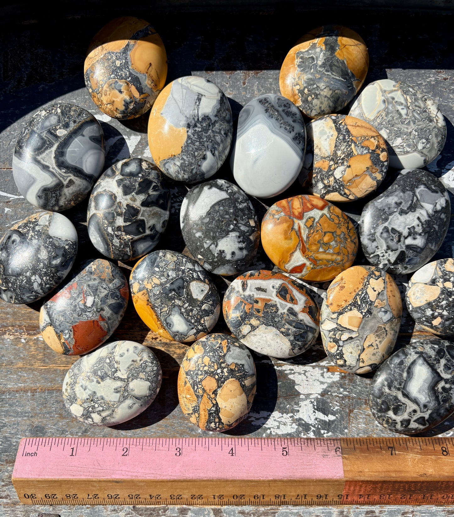 One (1) Maligano Jasper Palm Stone | Intuitley Chosen