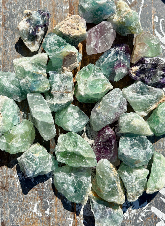 One (1) Raw Fluorite Chunk | Intuitively Chosen