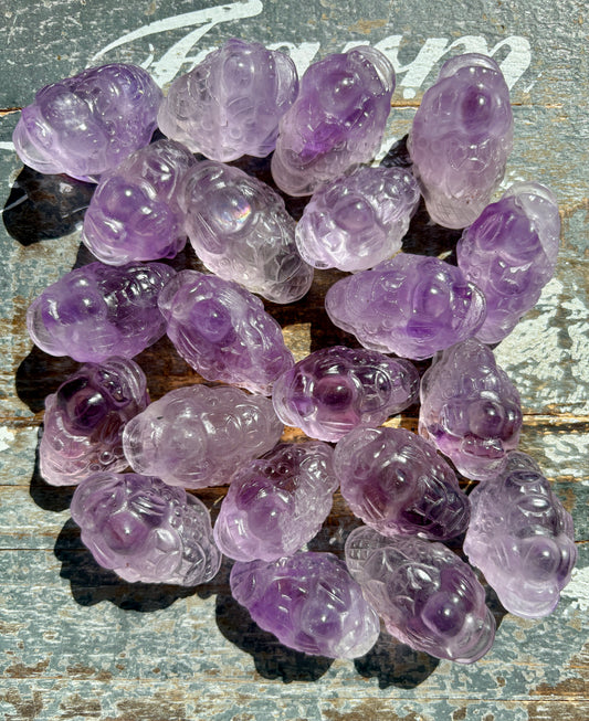 One (1) Amethyst Pocket Money Toad | Intuitively chosen