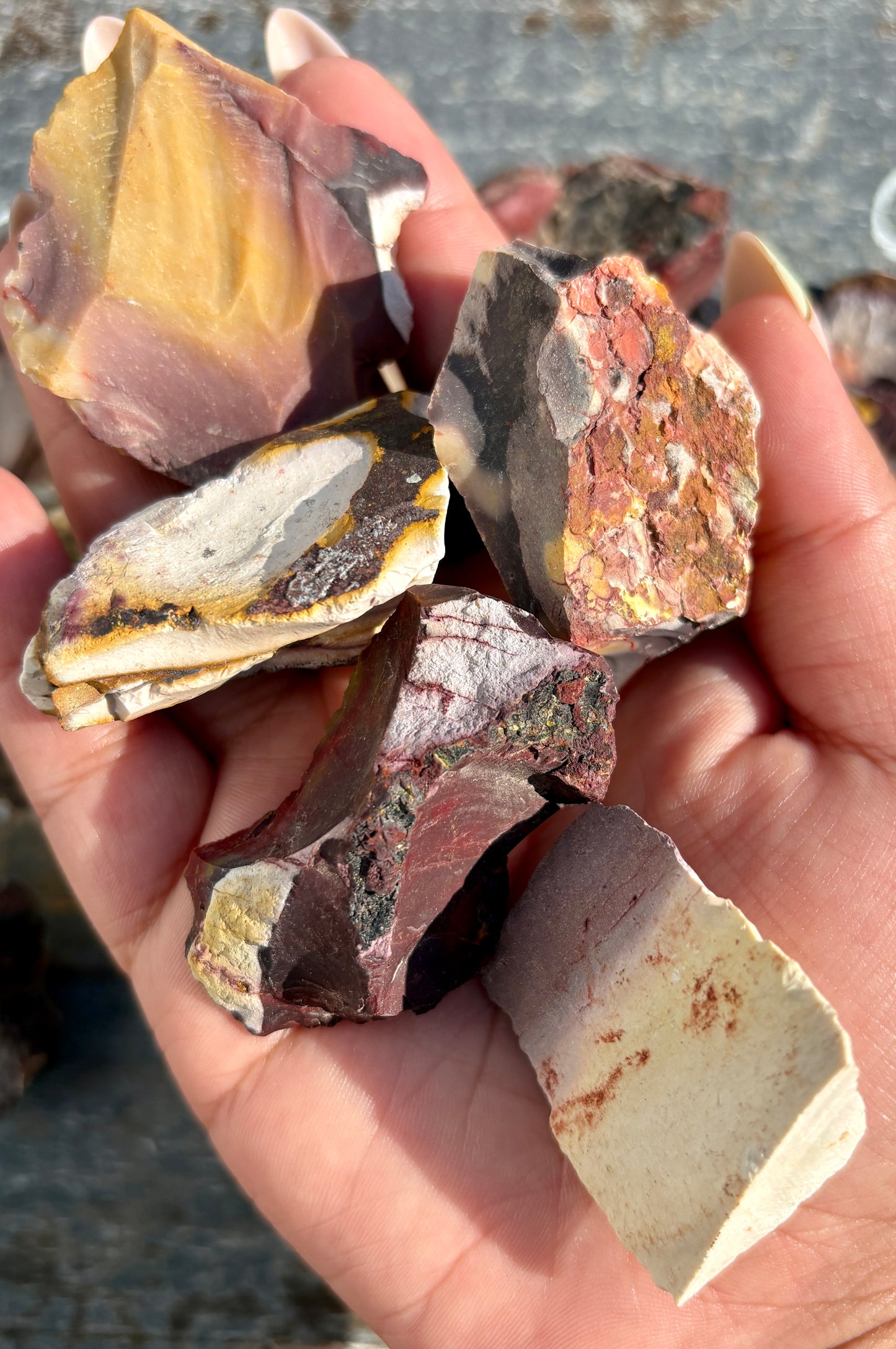 One (1) Mookaite Raw Chunk from Australia