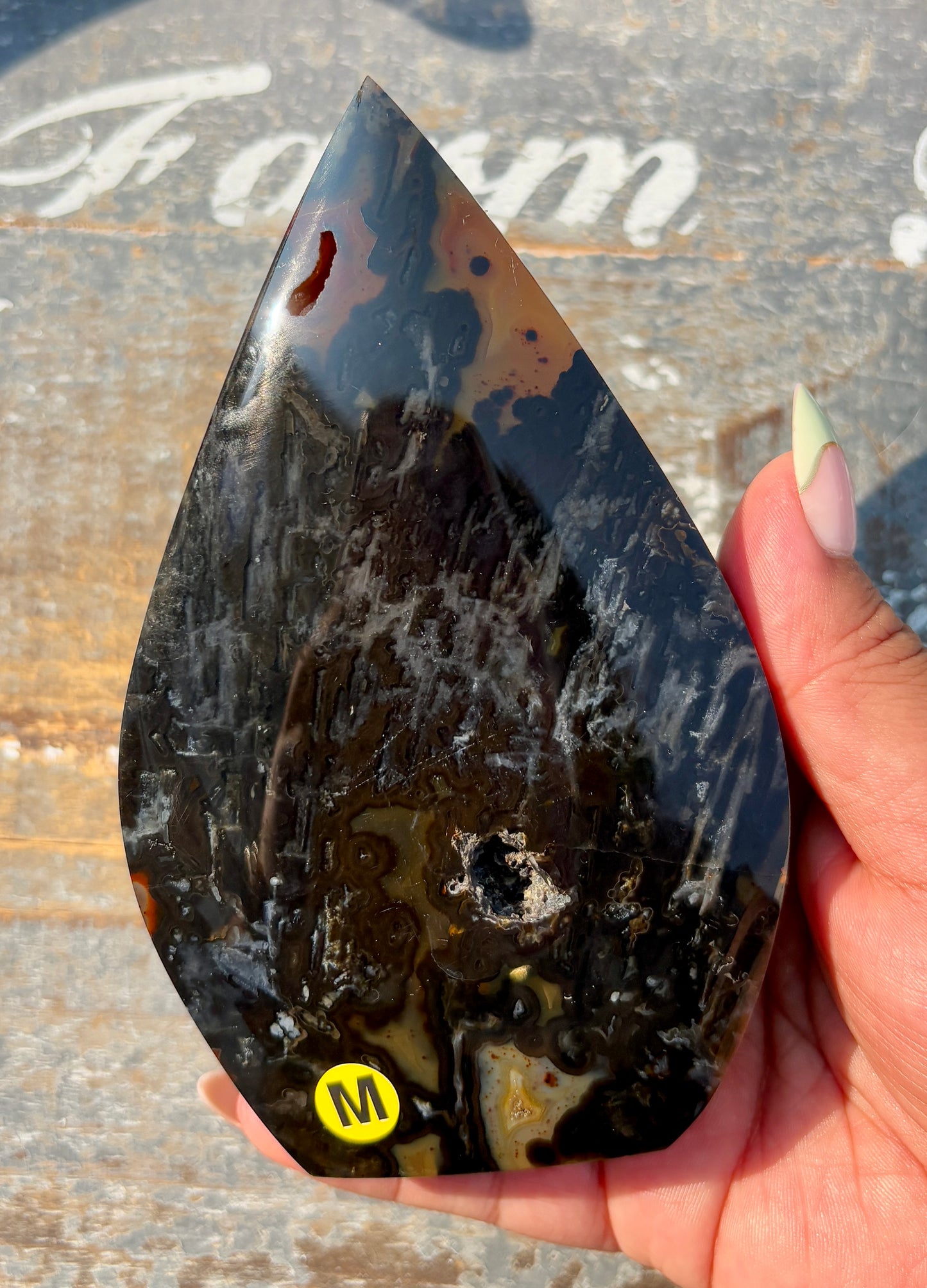 Gorgeous Banded Agate Flame | Opt M