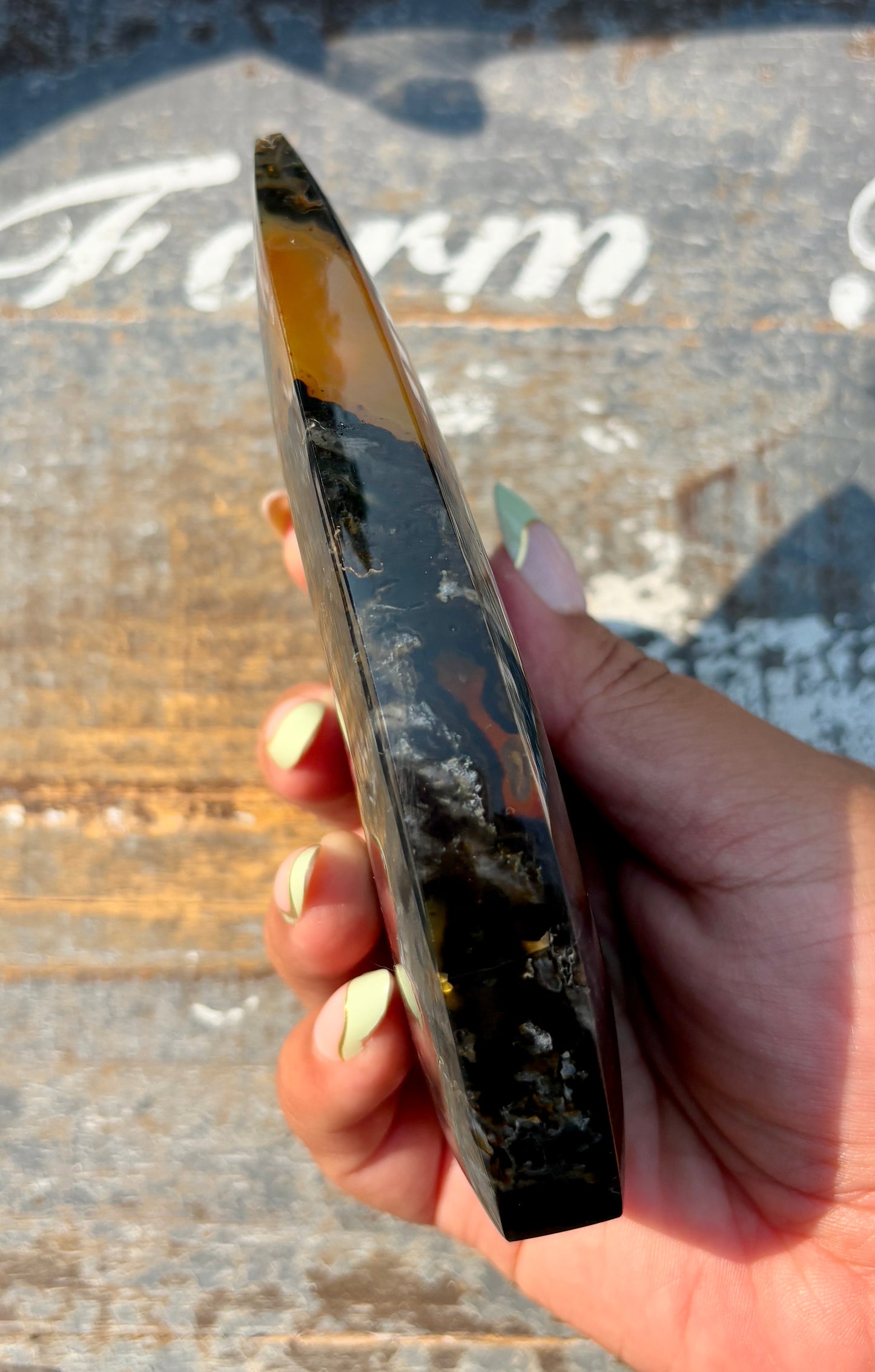 Gorgeous Banded Agate Flame | Opt M