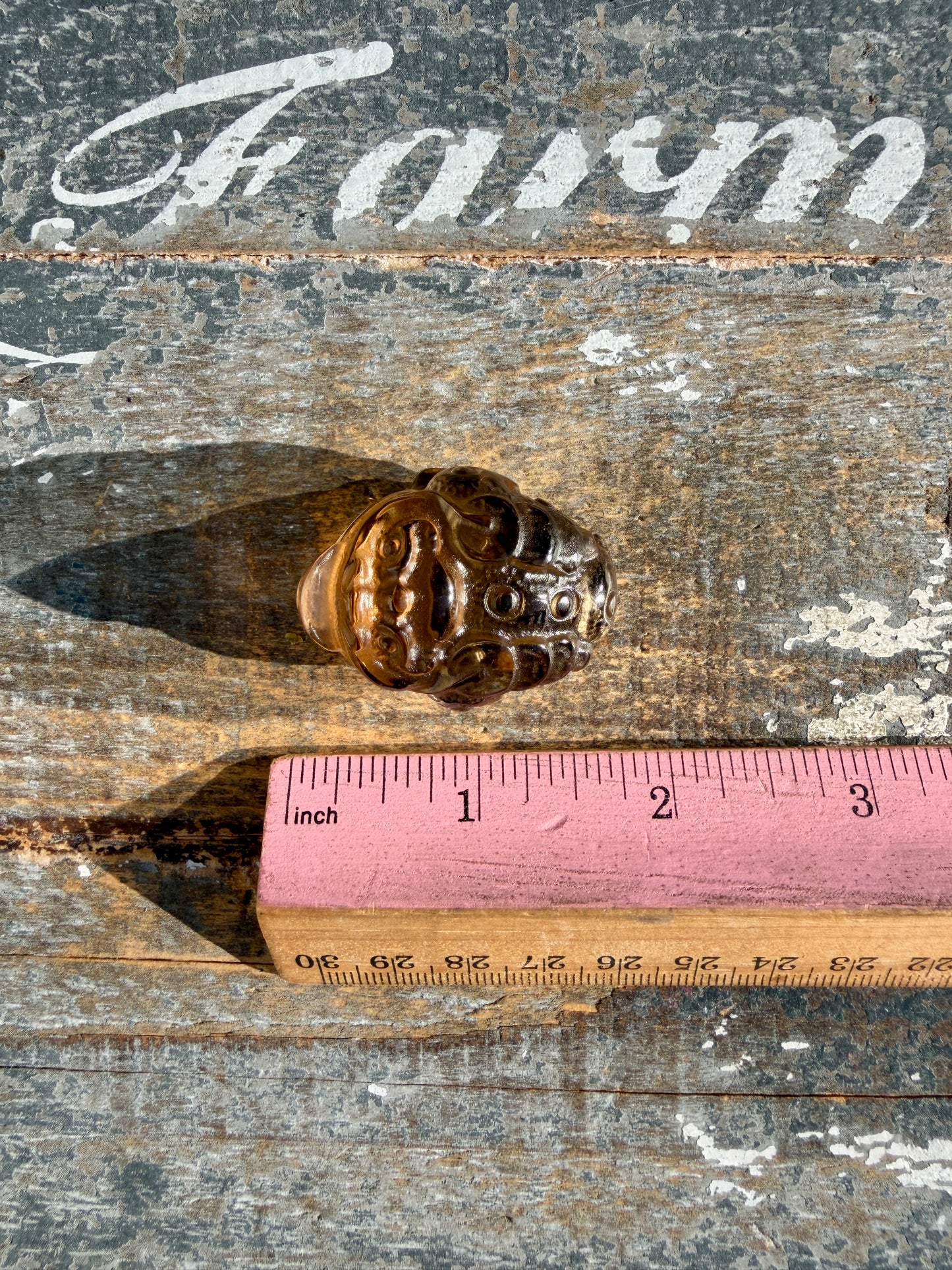 Gorgeous Dark Smokey Quartz Money Toad | Opt P
