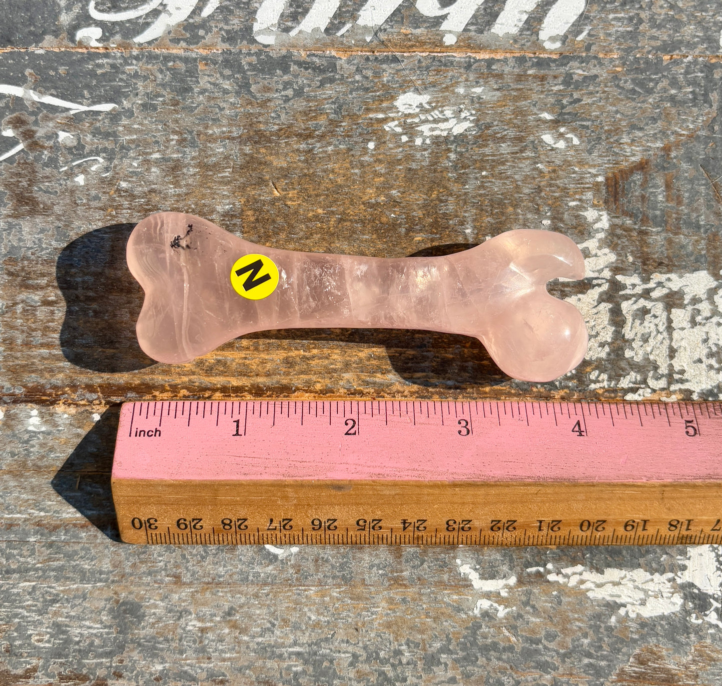 Rose Quartz Bone | Hand Carved | Opt N