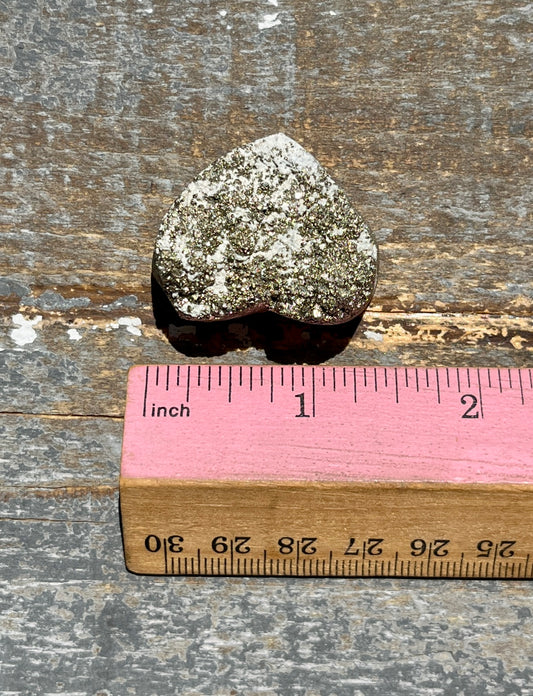 Mini Pyrite Heart