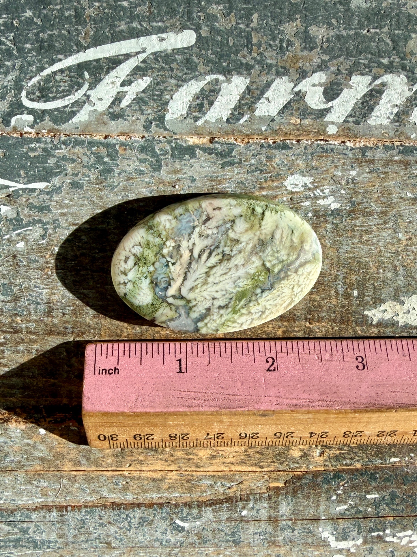 Gorgeous High Grade Moss Agate Cab | Opt R