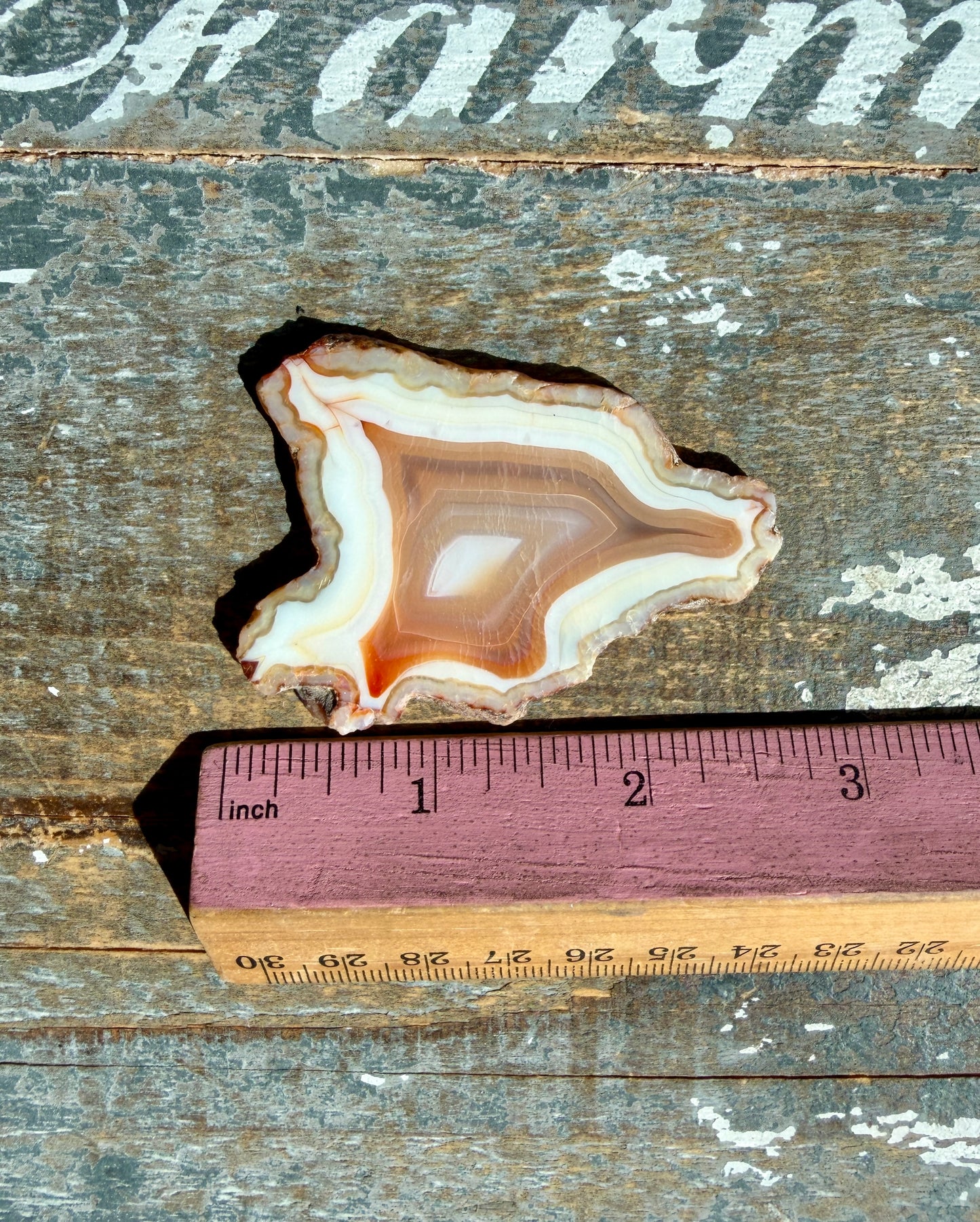 Orange Agate Mini Slab | Opt L