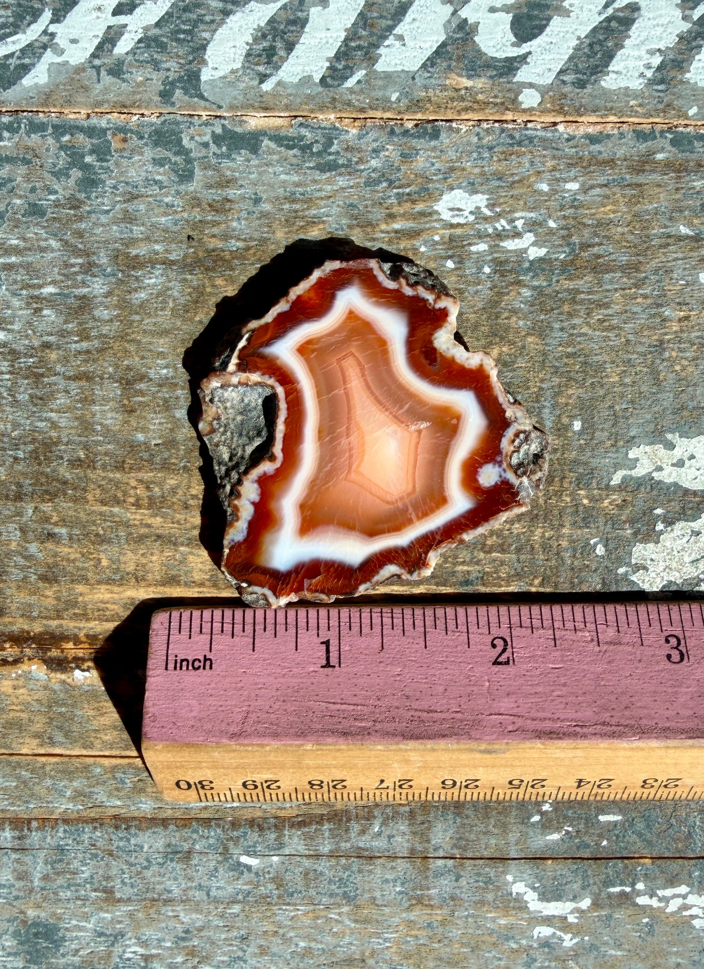 Orange Agate Mini Slab | Opt J