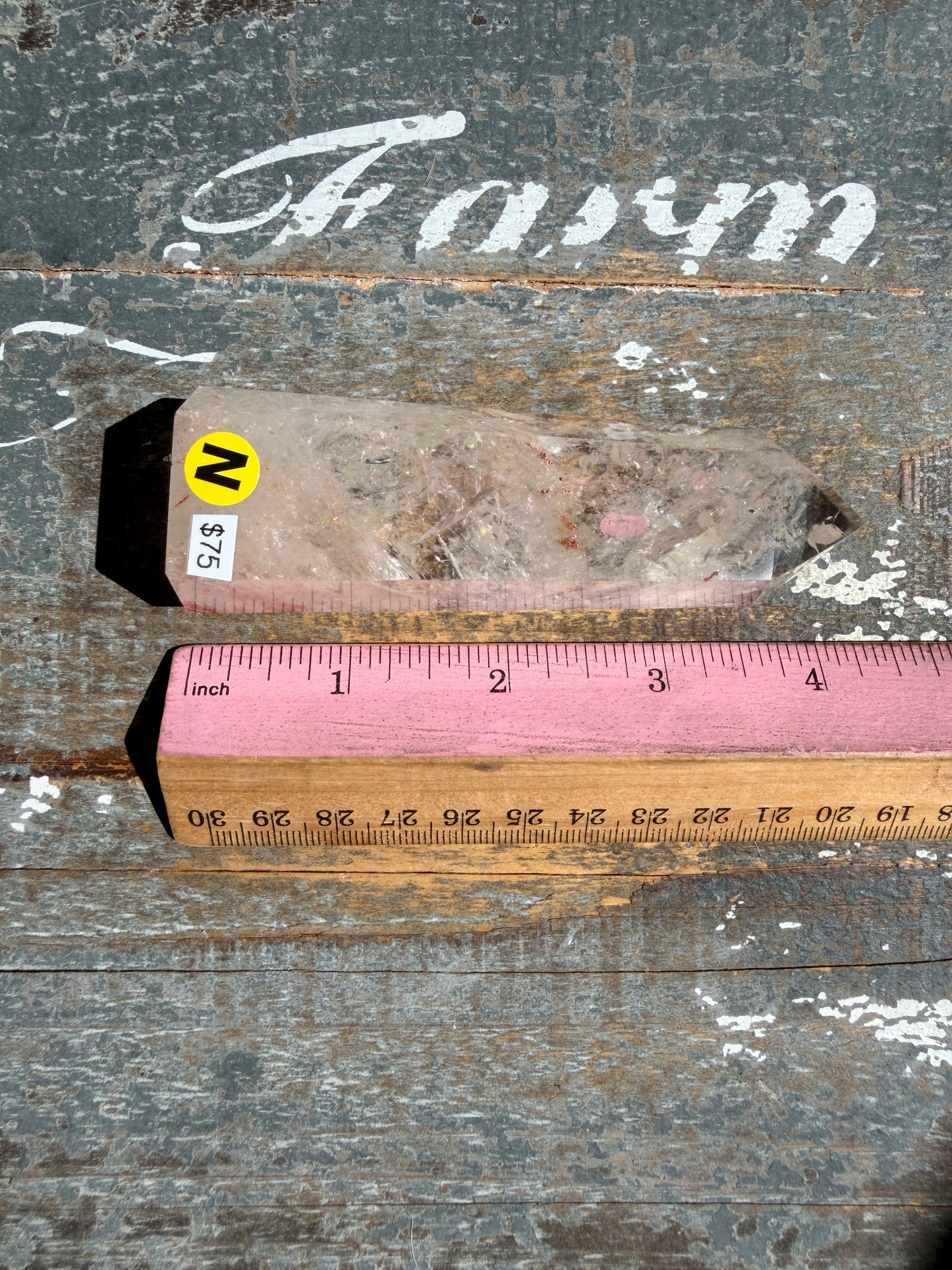 Clear Fire Quartz Tower (Subtle Pink Hue) | Opt N