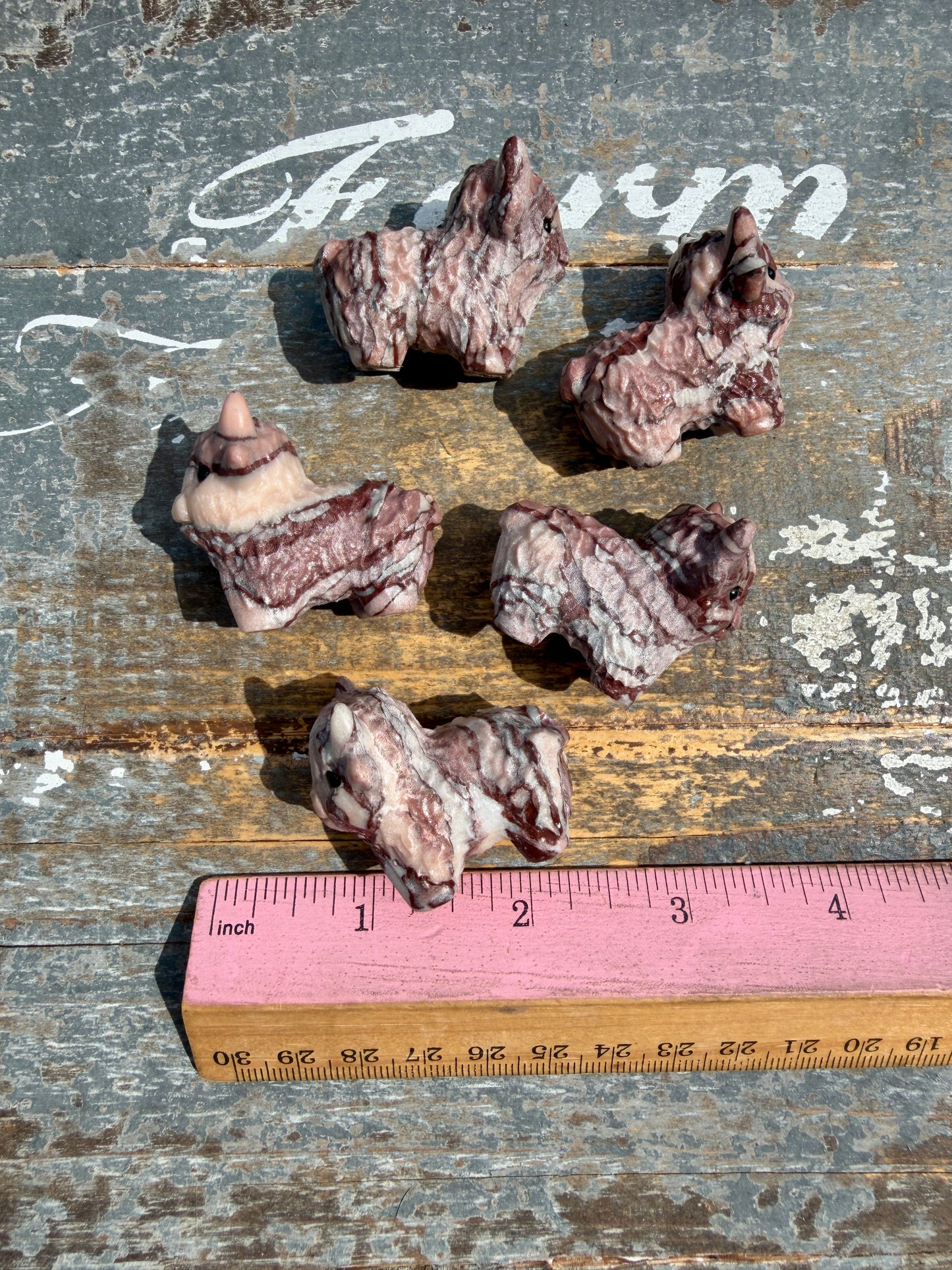 One (1) Desert Plain Jasper Mini Highland Cow | Intuitively Chosen