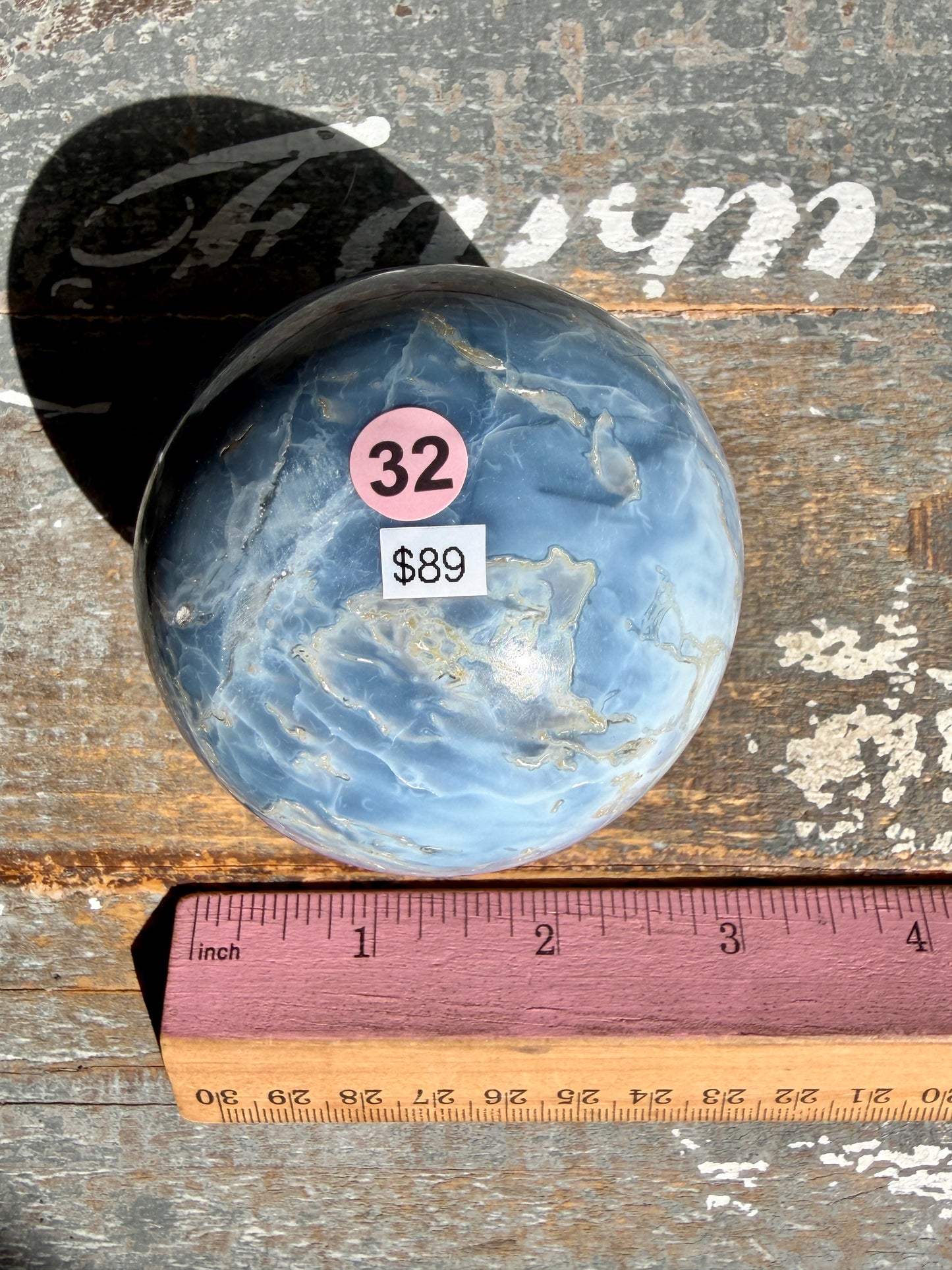 Gorgeous Blue Opal Sphere | India | Opt 32