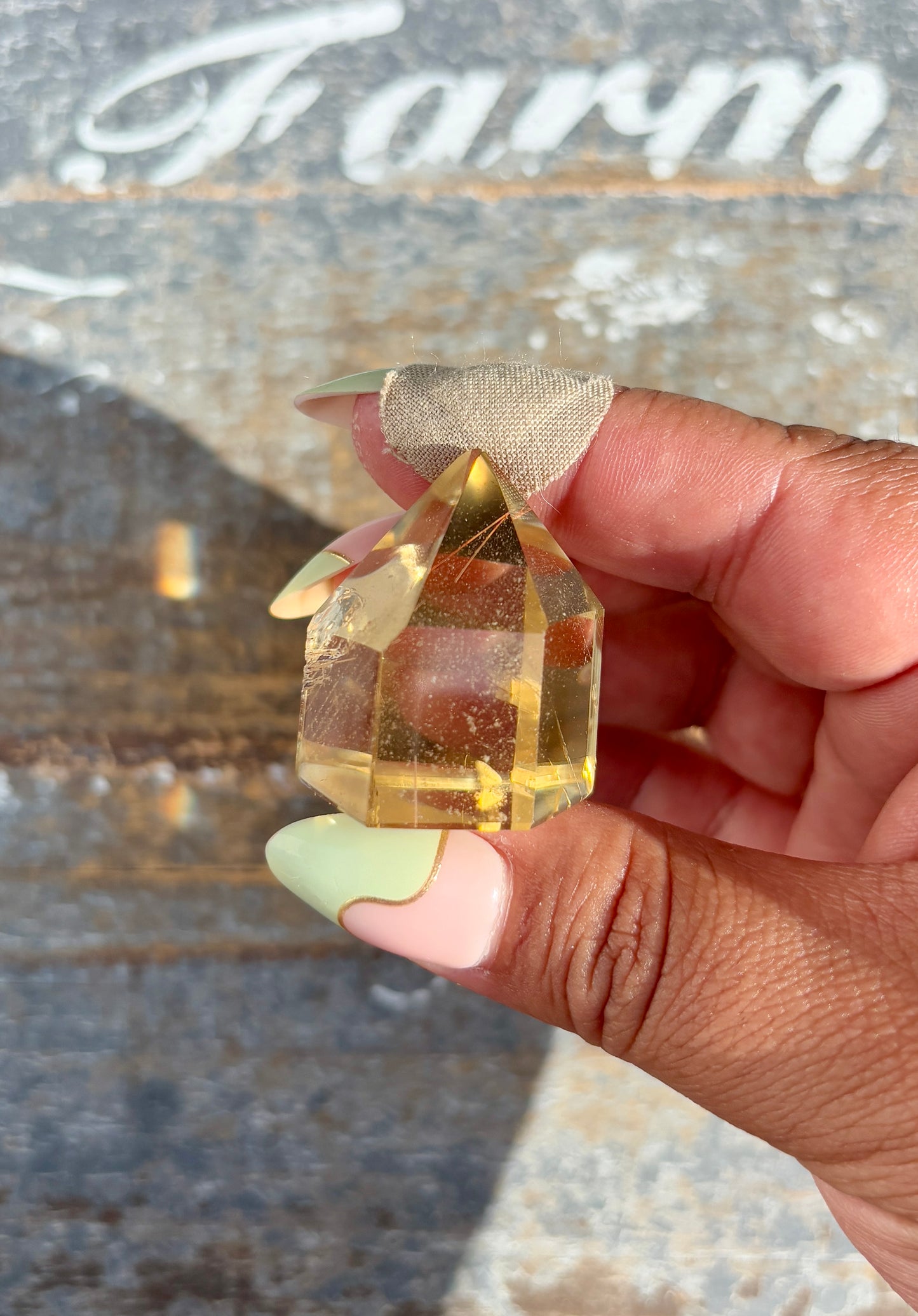 Gorgeous AAA Citrine Mini Tower from Brazil | Opt 78