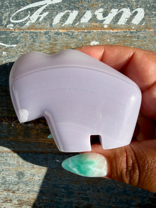 Gorgeous Lavender Fluorite Buffalo | Opt 37