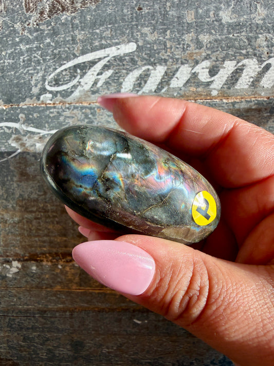 Gorgeous Flashy Labradorite Lingam | Madagascar | Opt P
