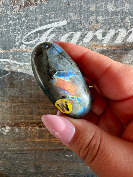 Gorgeous Flashy Labradorite Lingam | Madagascar | Opt W