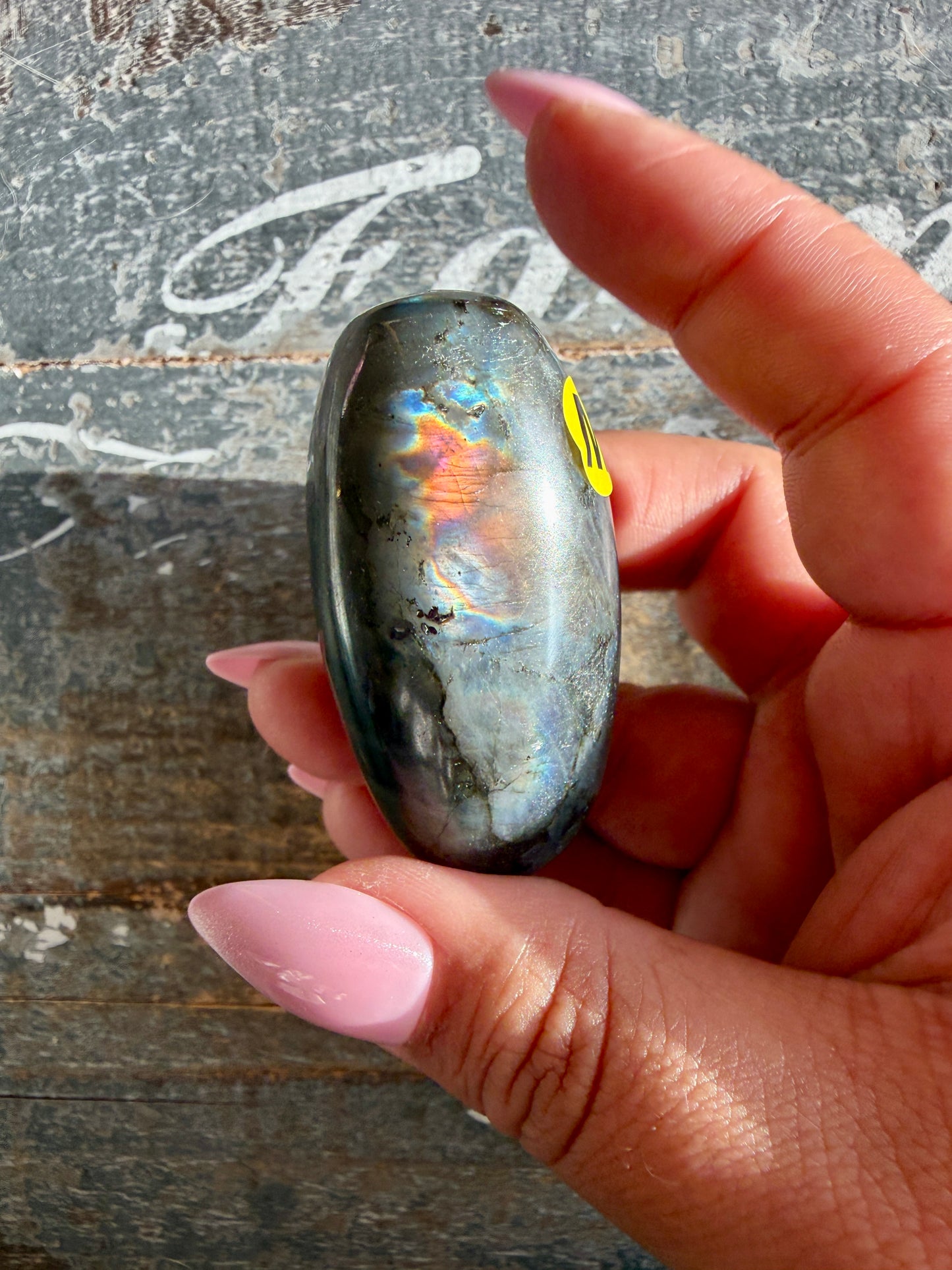 Gorgeous Flashy Labradorite Lingam | Madagascar | Opt W