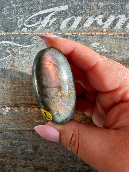 Gorgeous Flashy Labradorite Lingam | Madagascar | Opt L