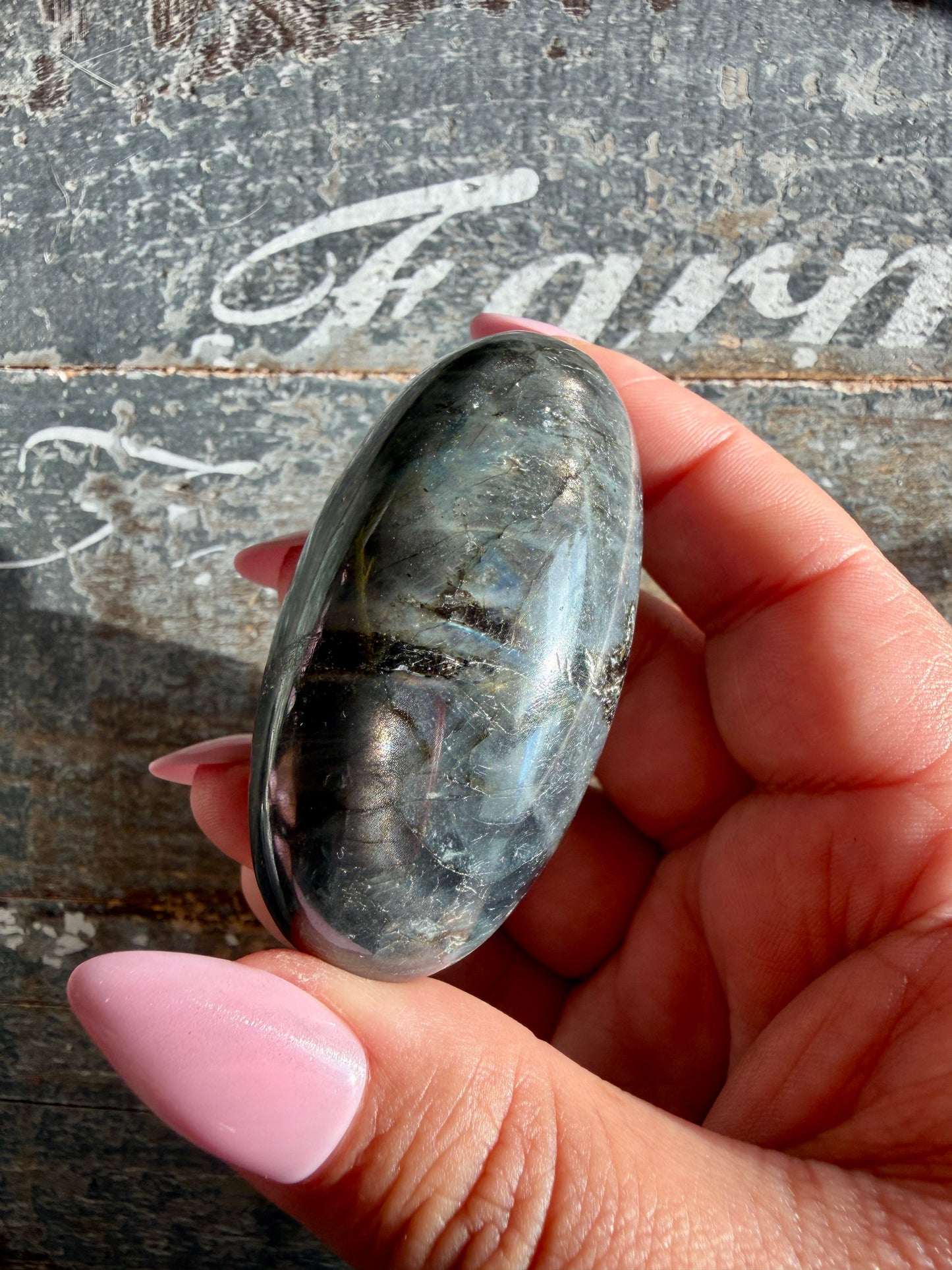 Gorgeous Flashy Labradorite Lingam | Madagascar | Opt R
