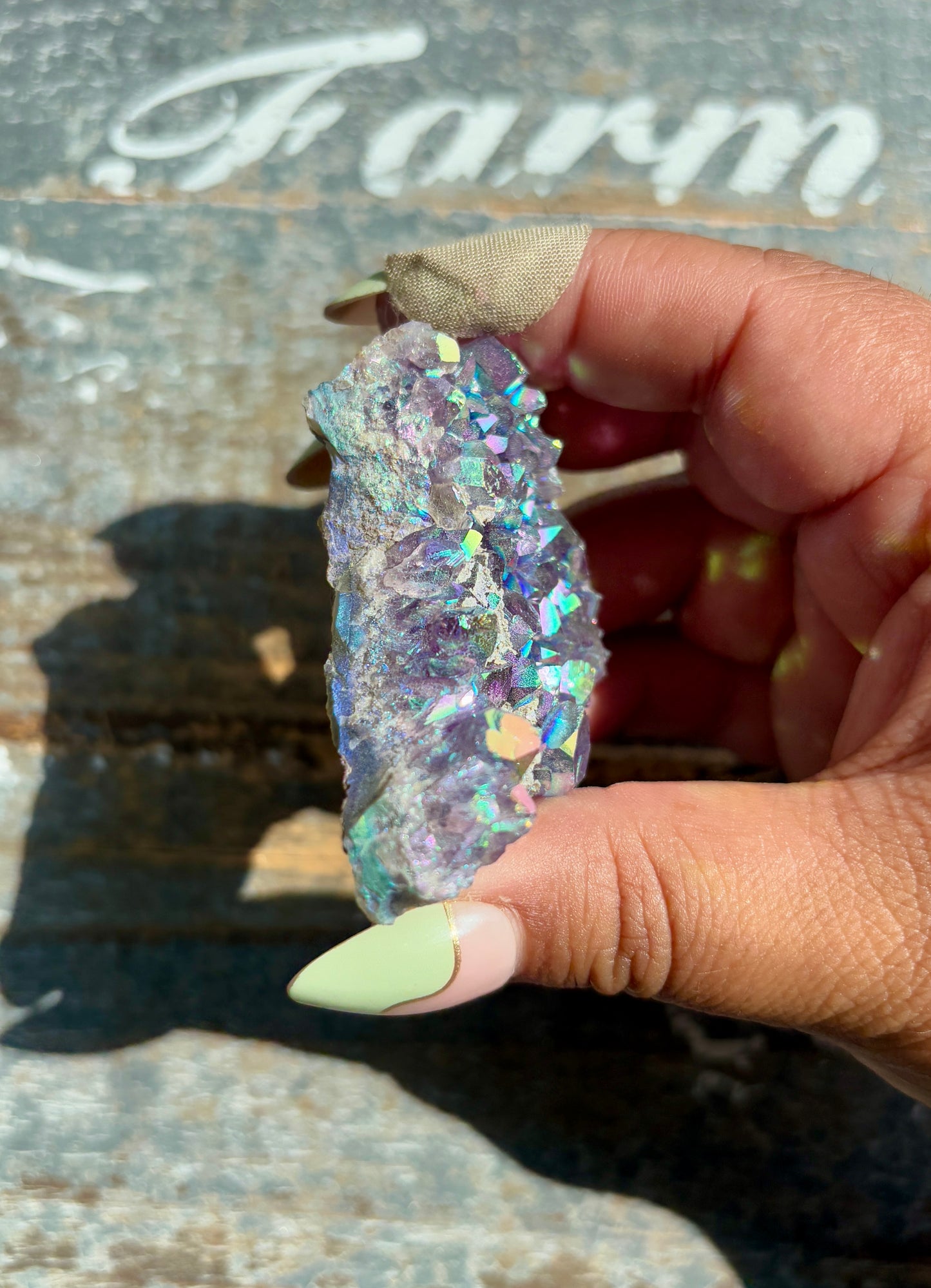 Raw Aura Amethyst from Brazil *personal collection piece