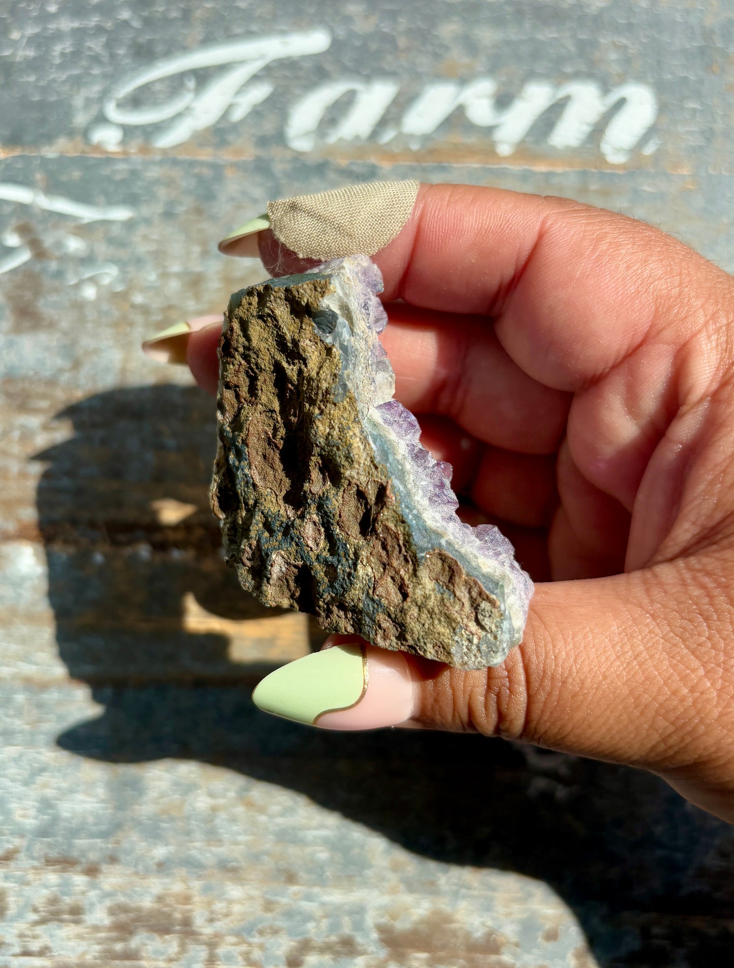 Raw Aura Amethyst from Brazil *personal collection piece
