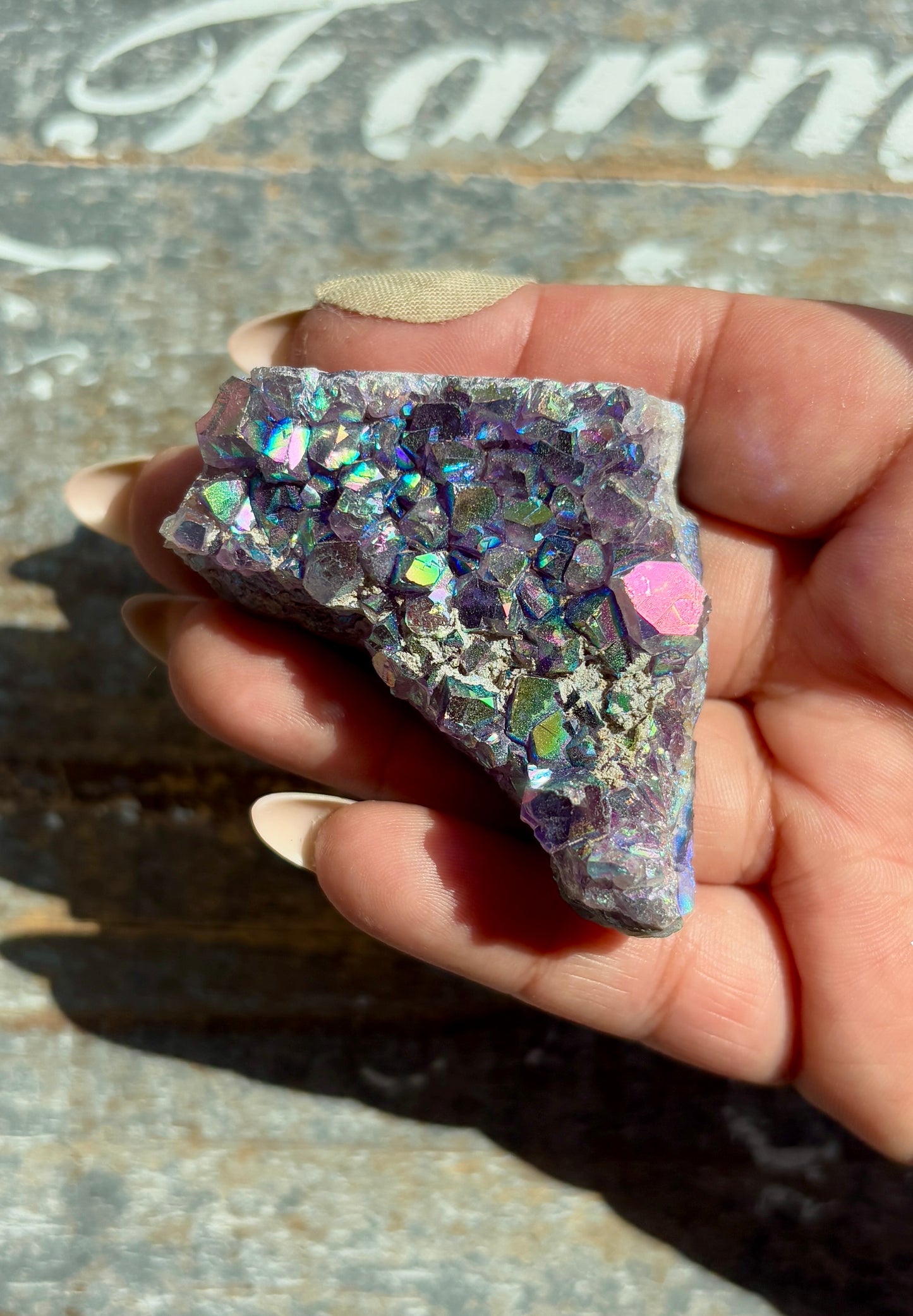 Raw Aura Amethyst from Brazil *personal collection piece