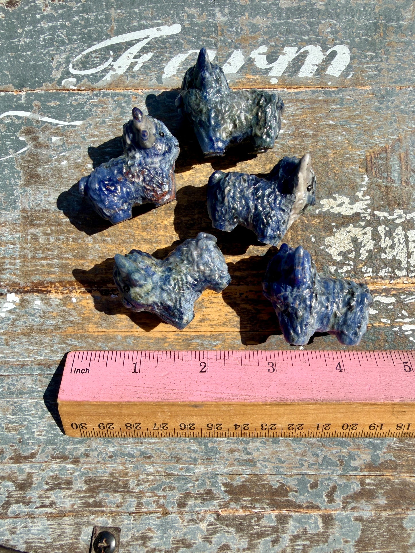 One (1) Mini Sodalite Highland Cow | Intuitively Chosen