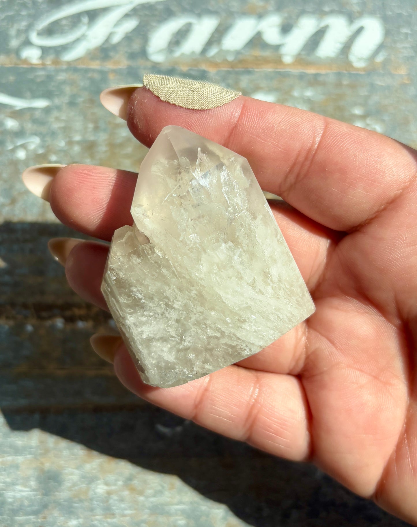 Pink Lithium Quartz Tower from Brazil *personal collection piece