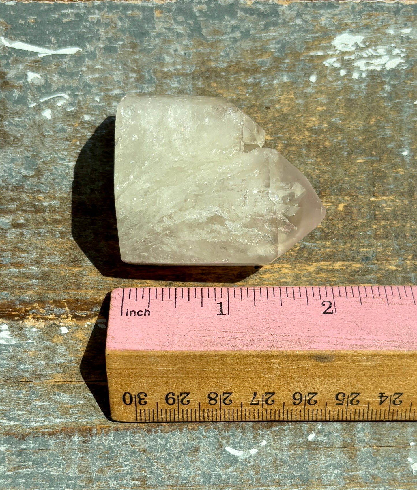 Pink Lithium Quartz Tower from Brazil *personal collection piece