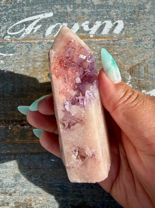 Gorgeous Pink Amethyst Tower | Brazil | Opt 86
