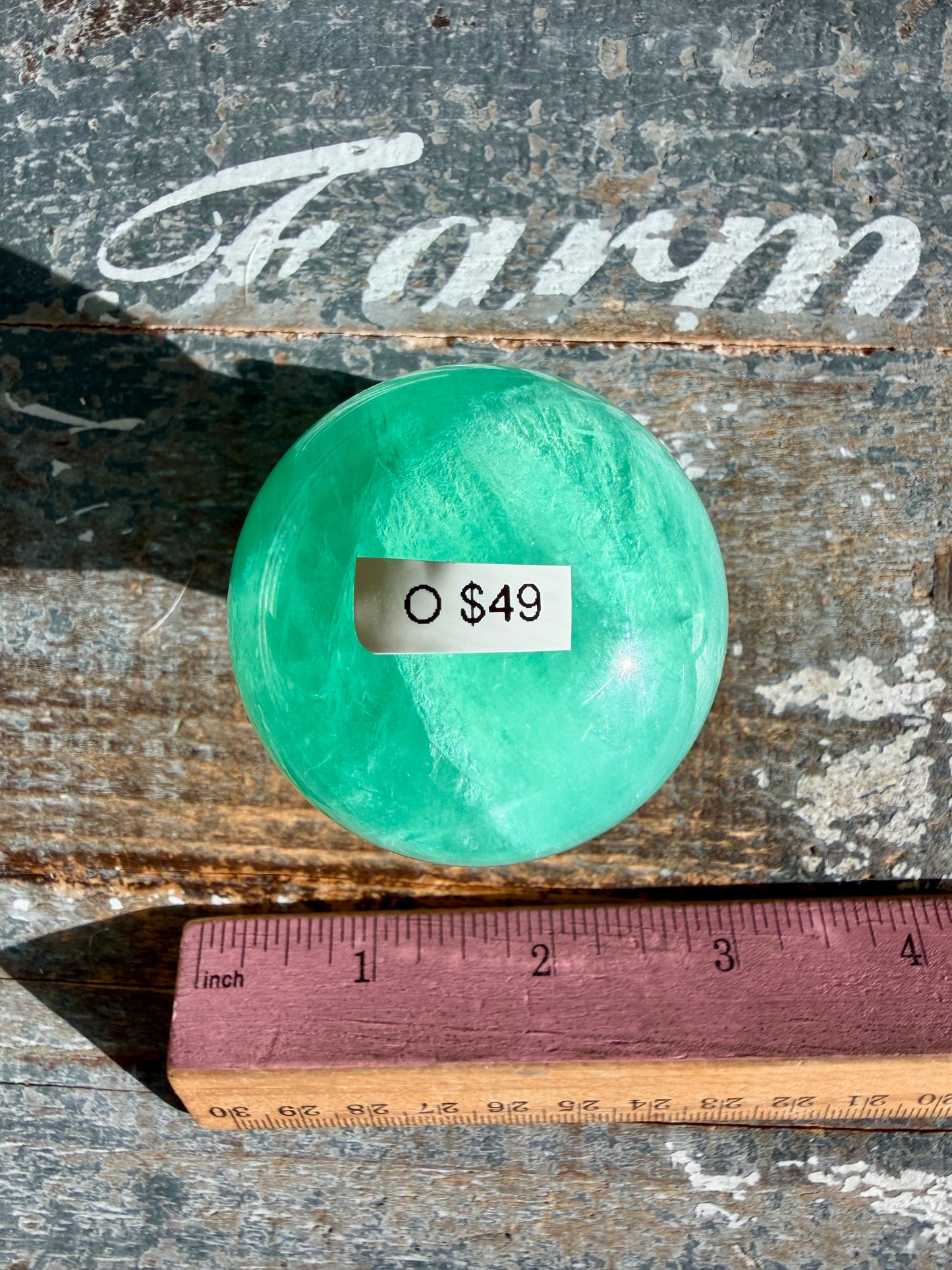 Gorgeous Blue Lake Fluorite Sphere | Opt O