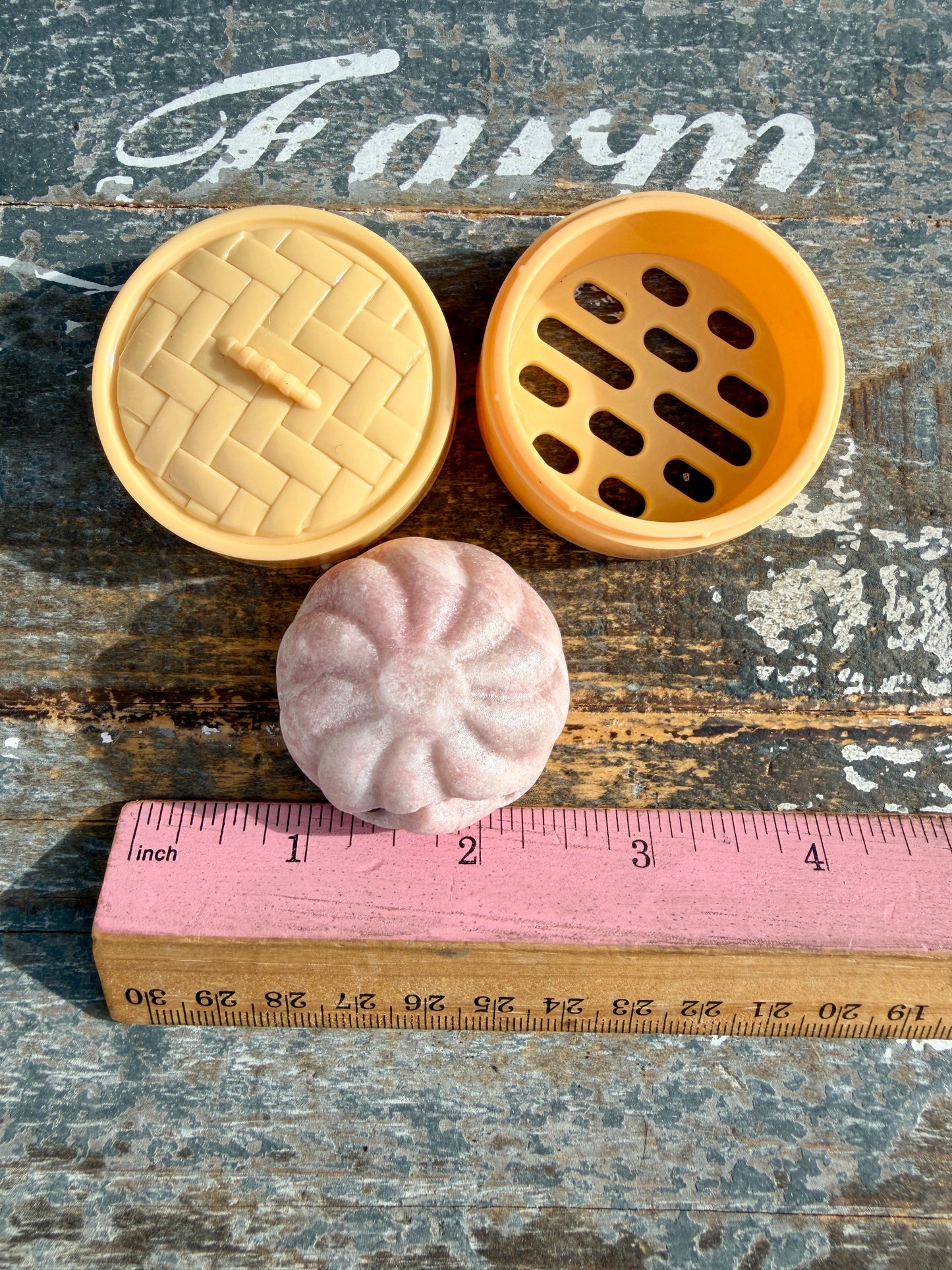 Adorable Pink Opal Xiaolongbao (soup dumpling) | Opt V