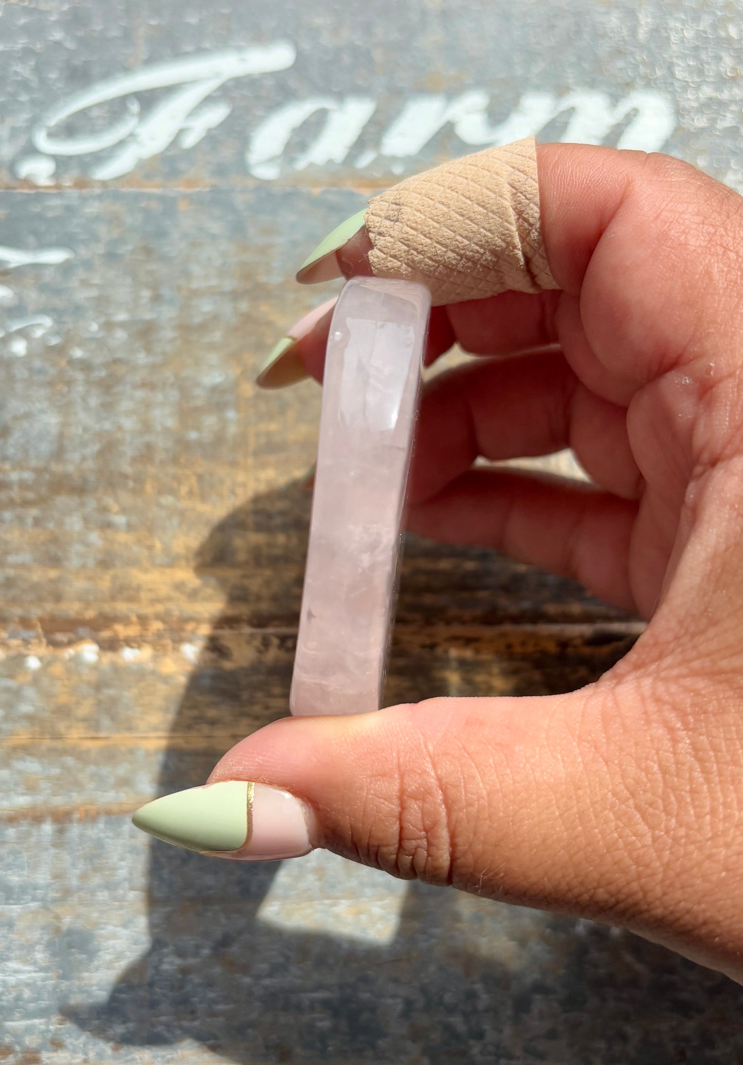 Gorgeous Rose Quartz Jewelry Dish | Opt J