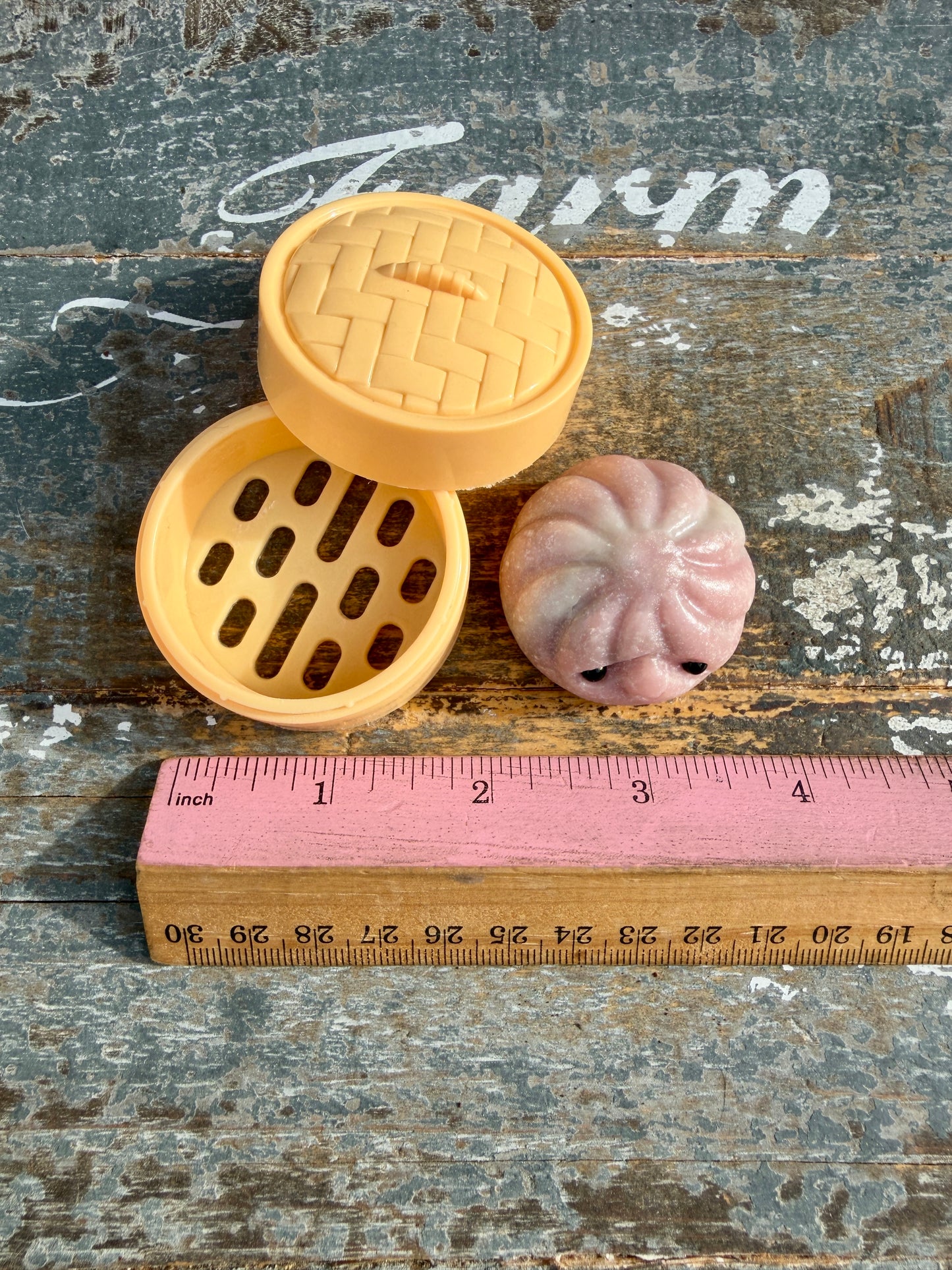 Adorable Pink Opal Xiaolongbao (soup dumpling) | Opt O