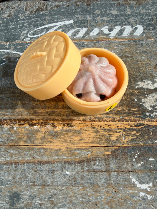 Adorable Pink Opal Xiaolongbao (soup dumpling) | Opt L