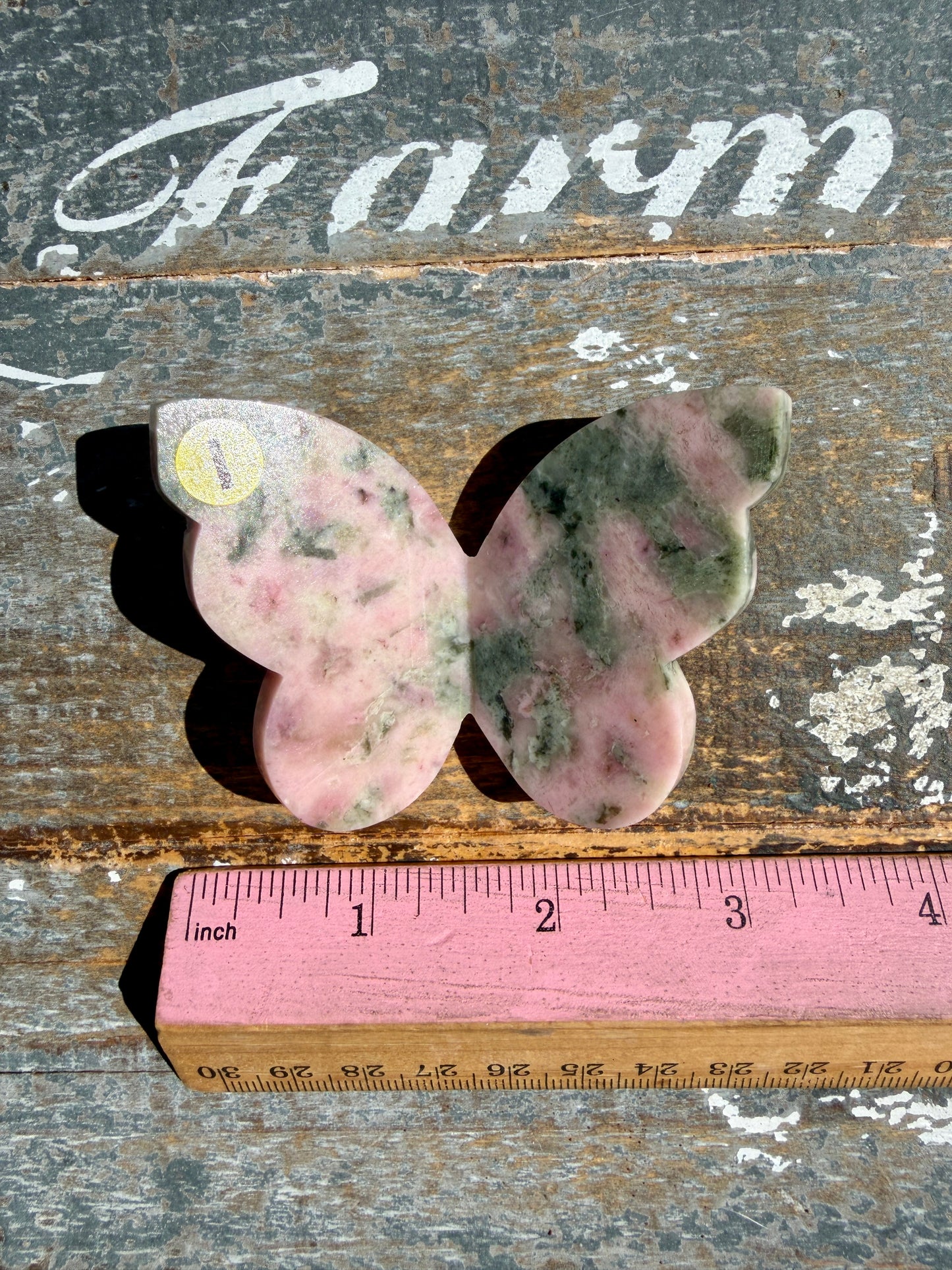 Gorgeous Pink Thulite & Epidote Butterfly | Opt I
