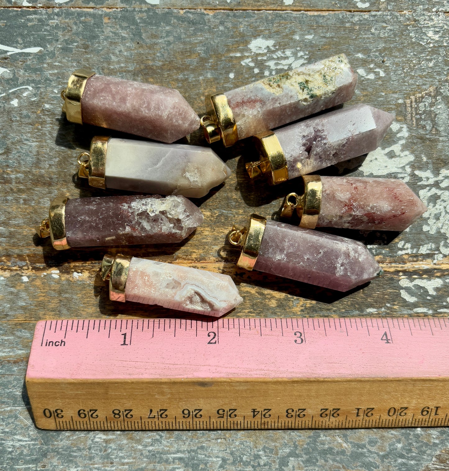 One (1) Pink Amethyst Pendant from Brazil | Intuitively Chosen