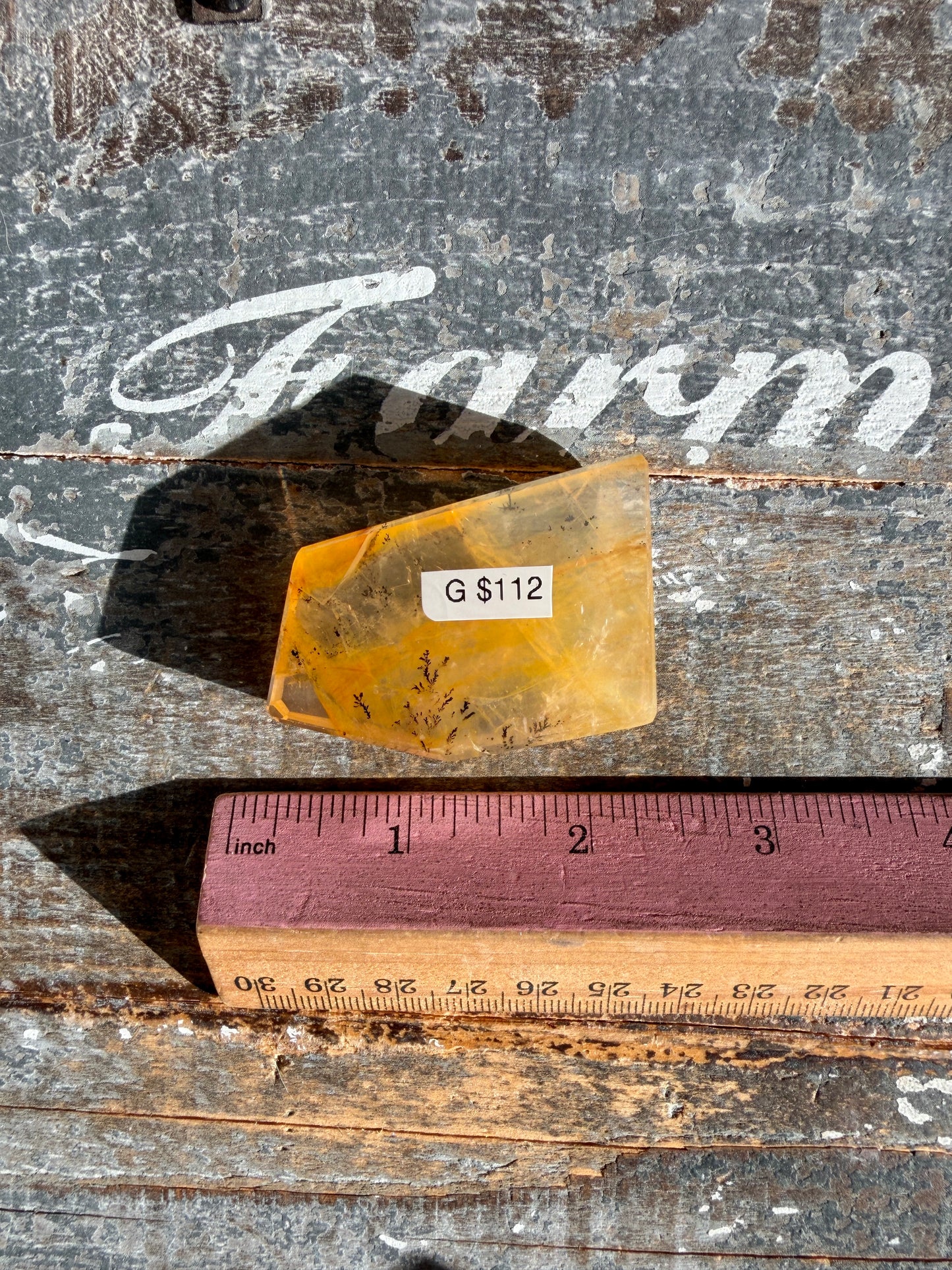 Gorgeous AAA Grade Golden Healer with Dendritic Inclusions | Opt G