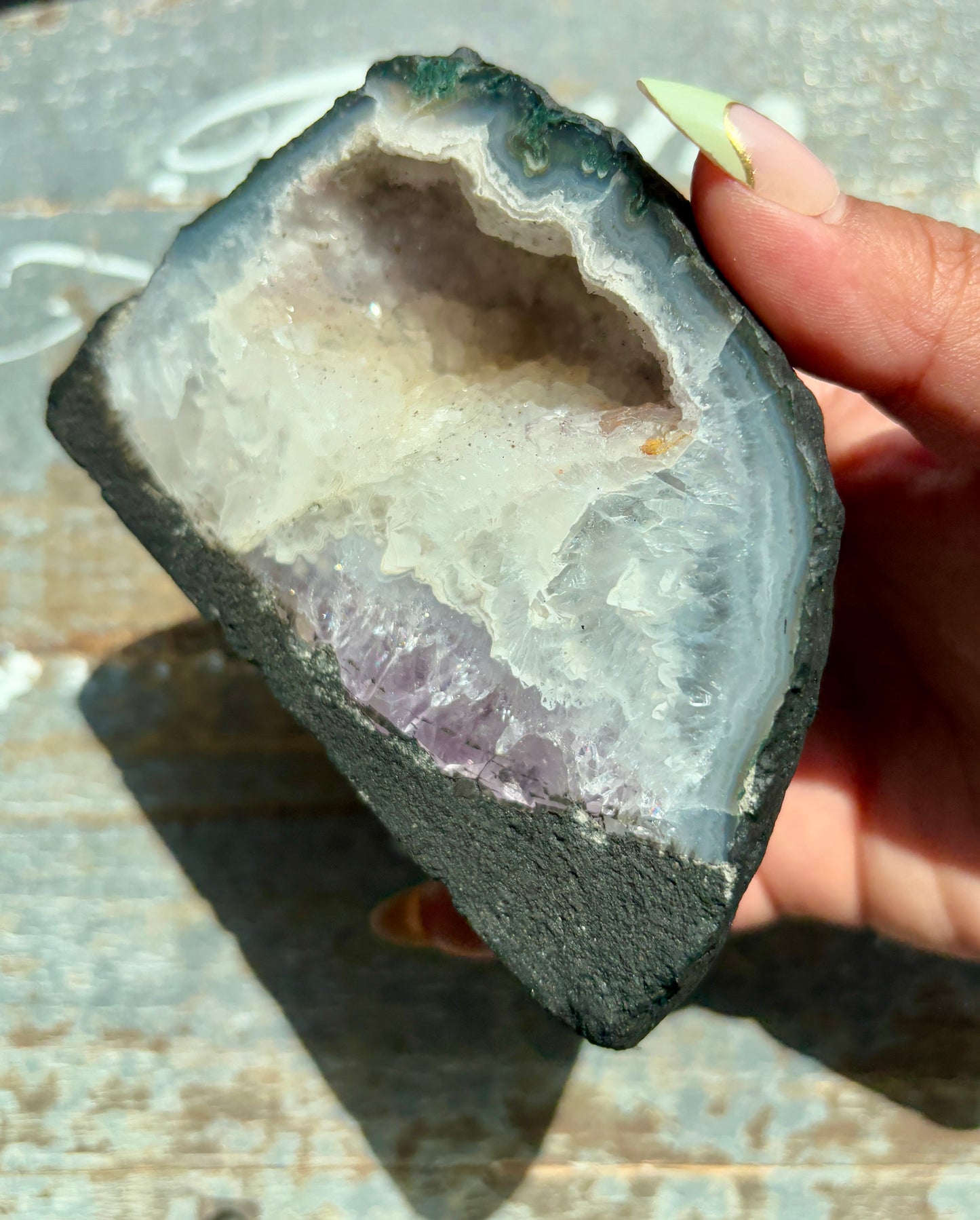 Gorgeous Mini Amethyst Cathedral from Brazil