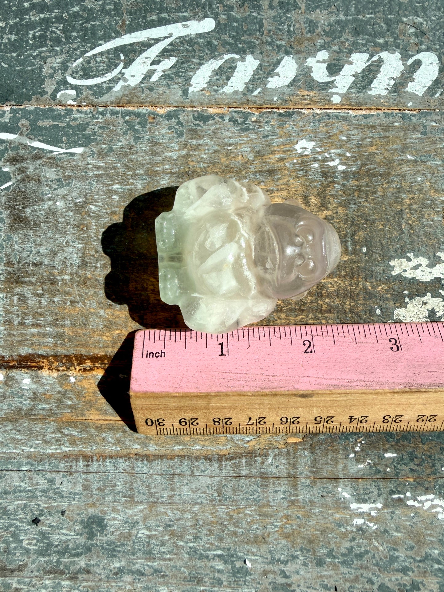 Adorable Rainbow Fluorite Gorilla | Opt K
