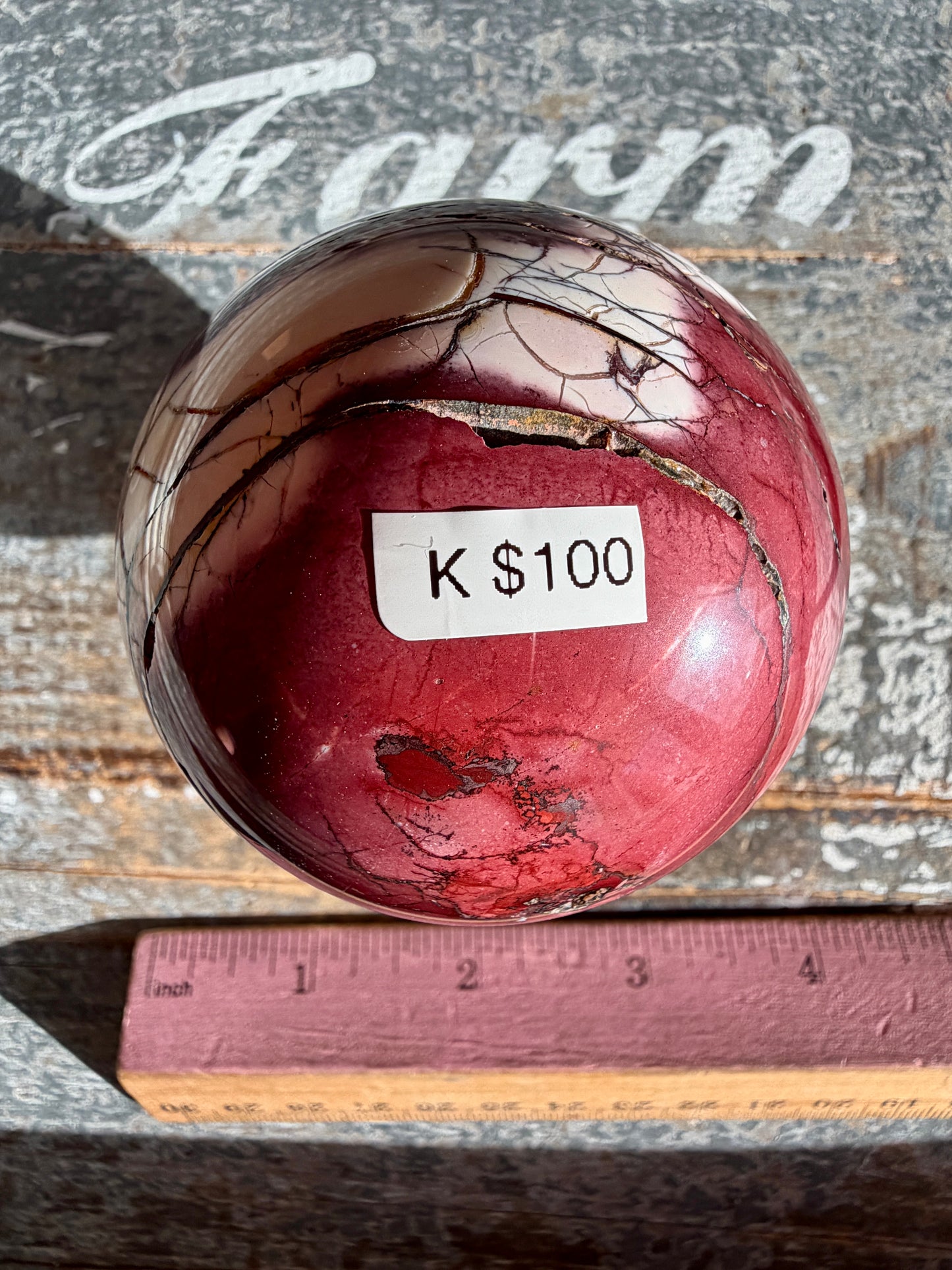 Gorgeous Mookaite Sphere from Australia | Opt K