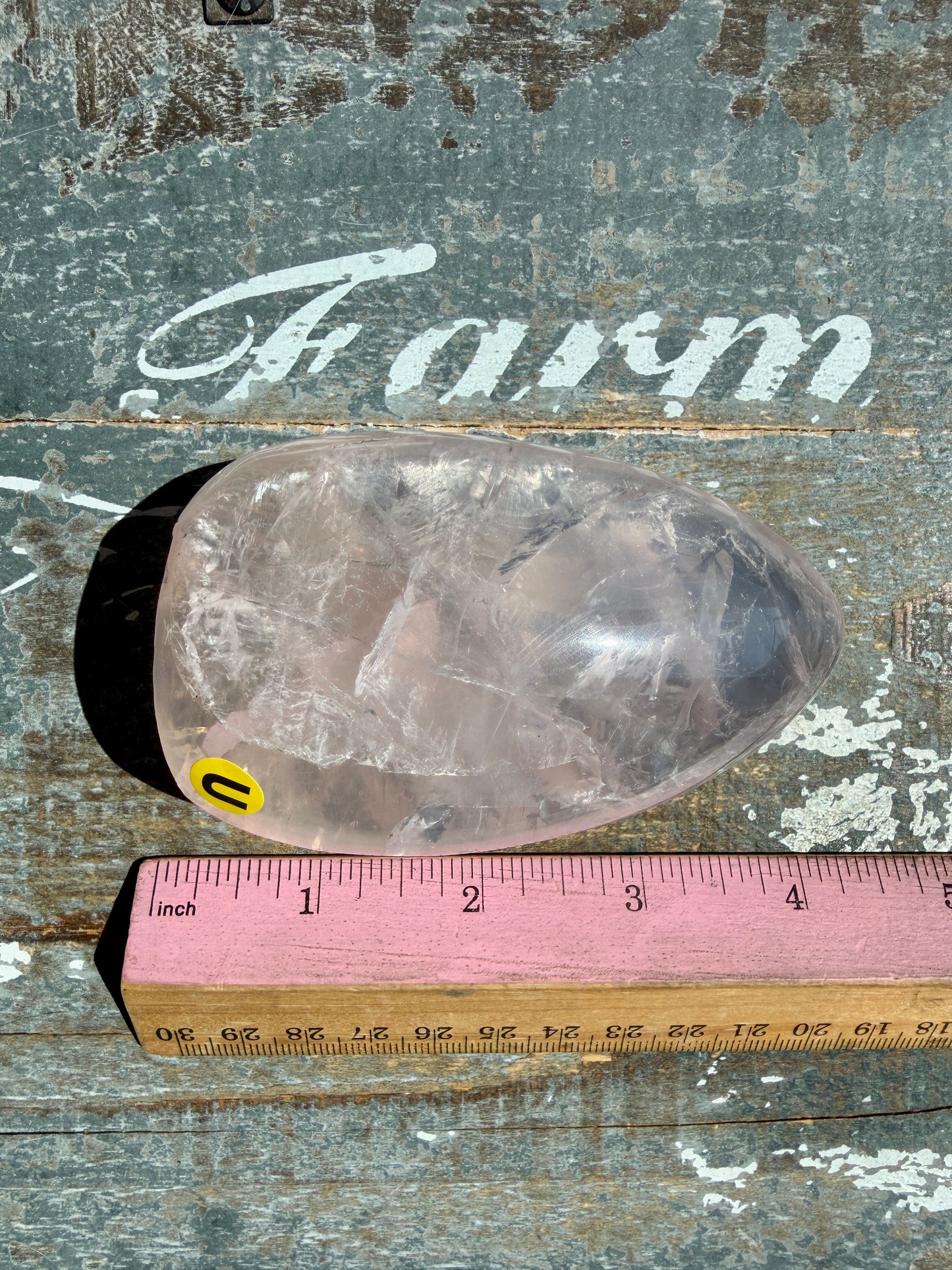 Gorgeous Jelly Rose Quartz Freeform | Opt U (wobbly, Putty Included)