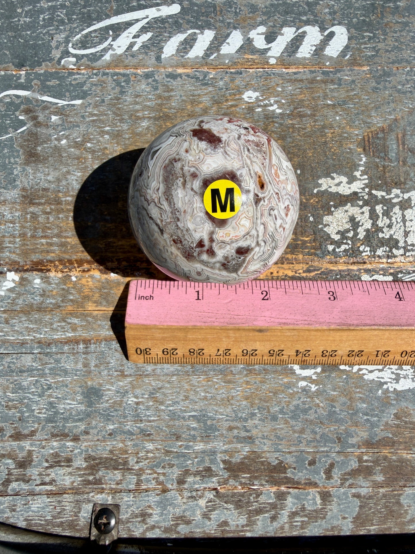 Gorgeous Crazy Lace Agate Sphere | Mexico | Opt M
